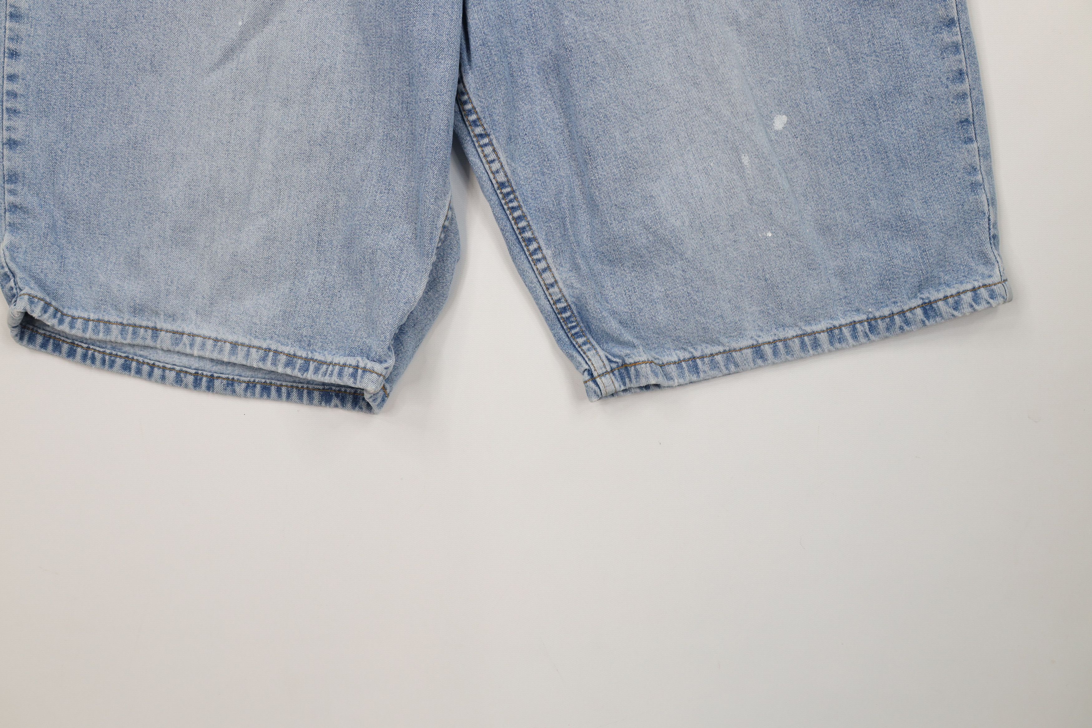 Levi's Vintage Y2K 2001 Levis 569 Loose Fit Denim Jean Shorts Jorts Size US 34 / EU 50 - 4 Thumbnail