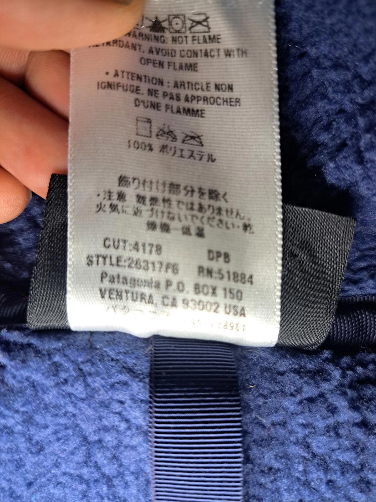 Patagonia VINTAGE 1986 Patagonia Synchilla Jacket Womens Medium Blue Size M / US 6-8 / IT 42-44 - 5 Thumbnail