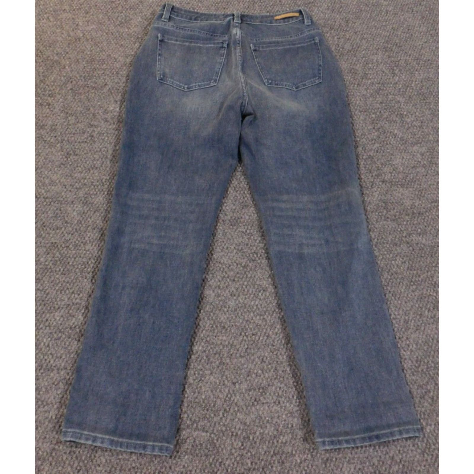 Soft Surroundings Soft Surroundings Jeans Straight 4P Petite Women Denim Stretch Mid Rise Inseam 27 Blue Retro Size 28" / US 6 / IT 42 - 7 Thumbnail