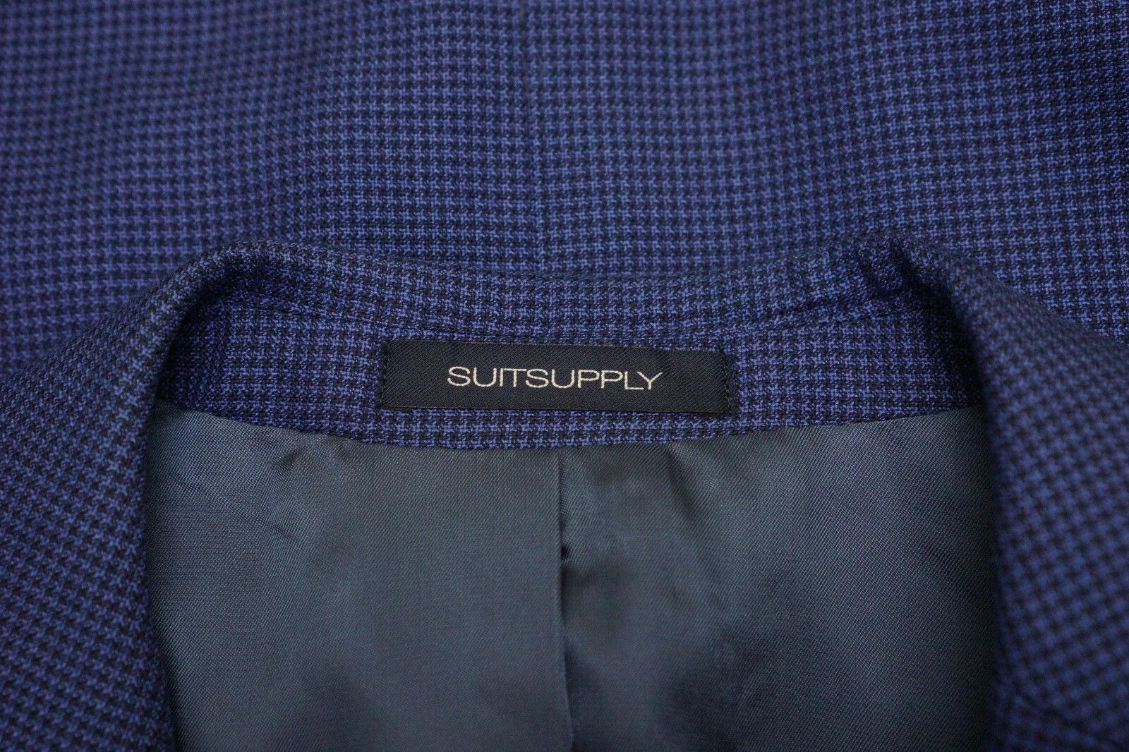 Suitsupply Men Suitsupply 3 Piece Suit Havana Patch Blue Ethomas US34 Size 34R - 4 Thumbnail