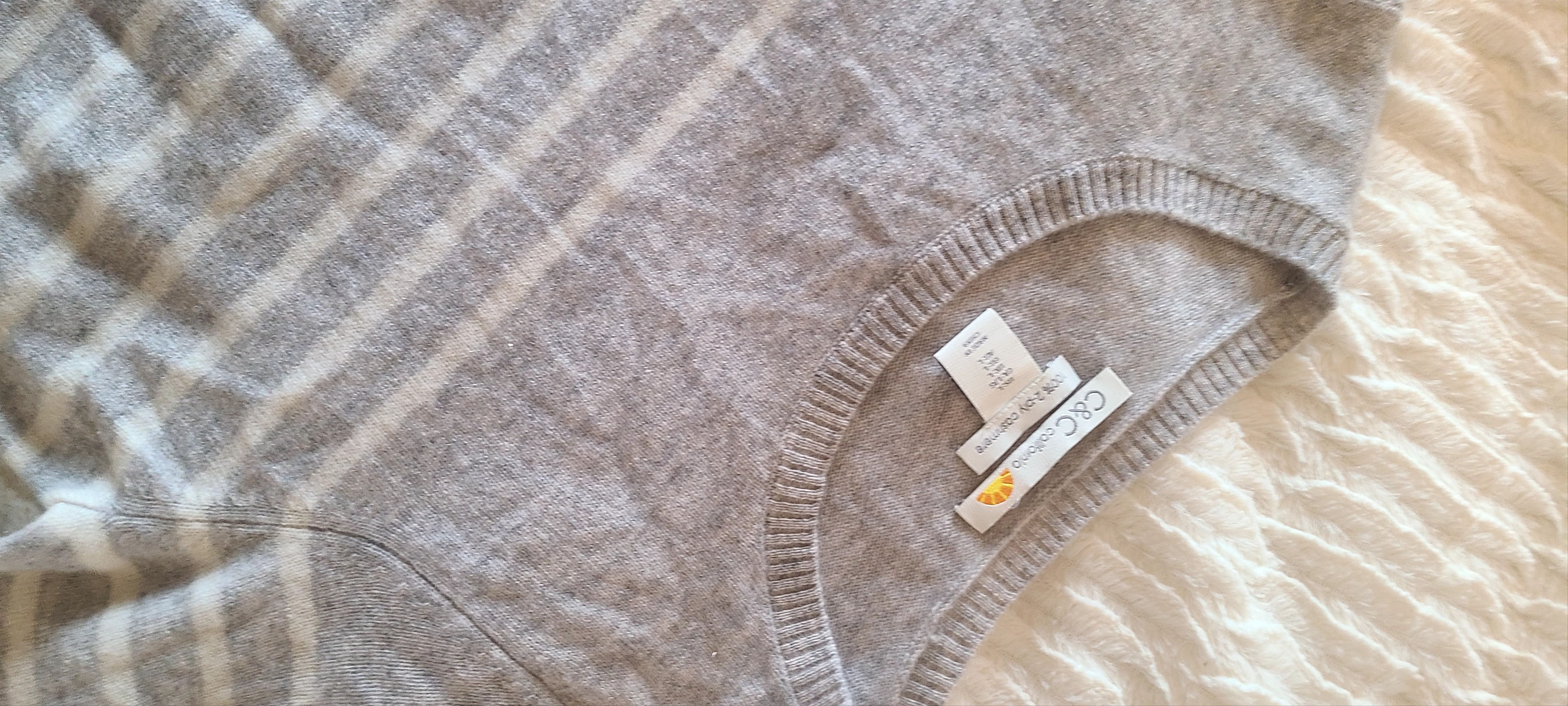 Other C&C California 100% Cashmere Sweater Luxury Minimalist Knit Size L / US 10 / IT 46 - 3 Thumbnail
