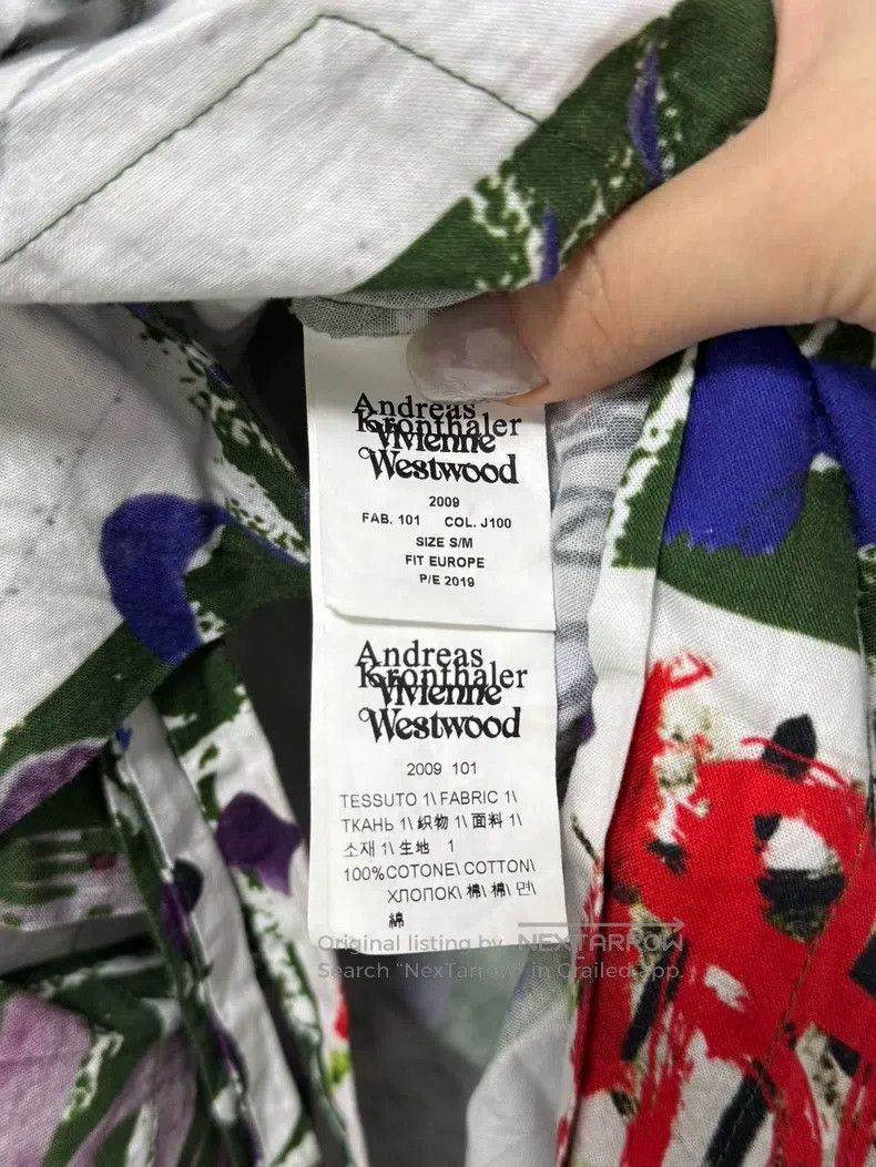 Vivienne Westwood Vivienne Westwood Unisex gold label irregular printed shir Size S / US 4 / IT 40 - 5 Thumbnail