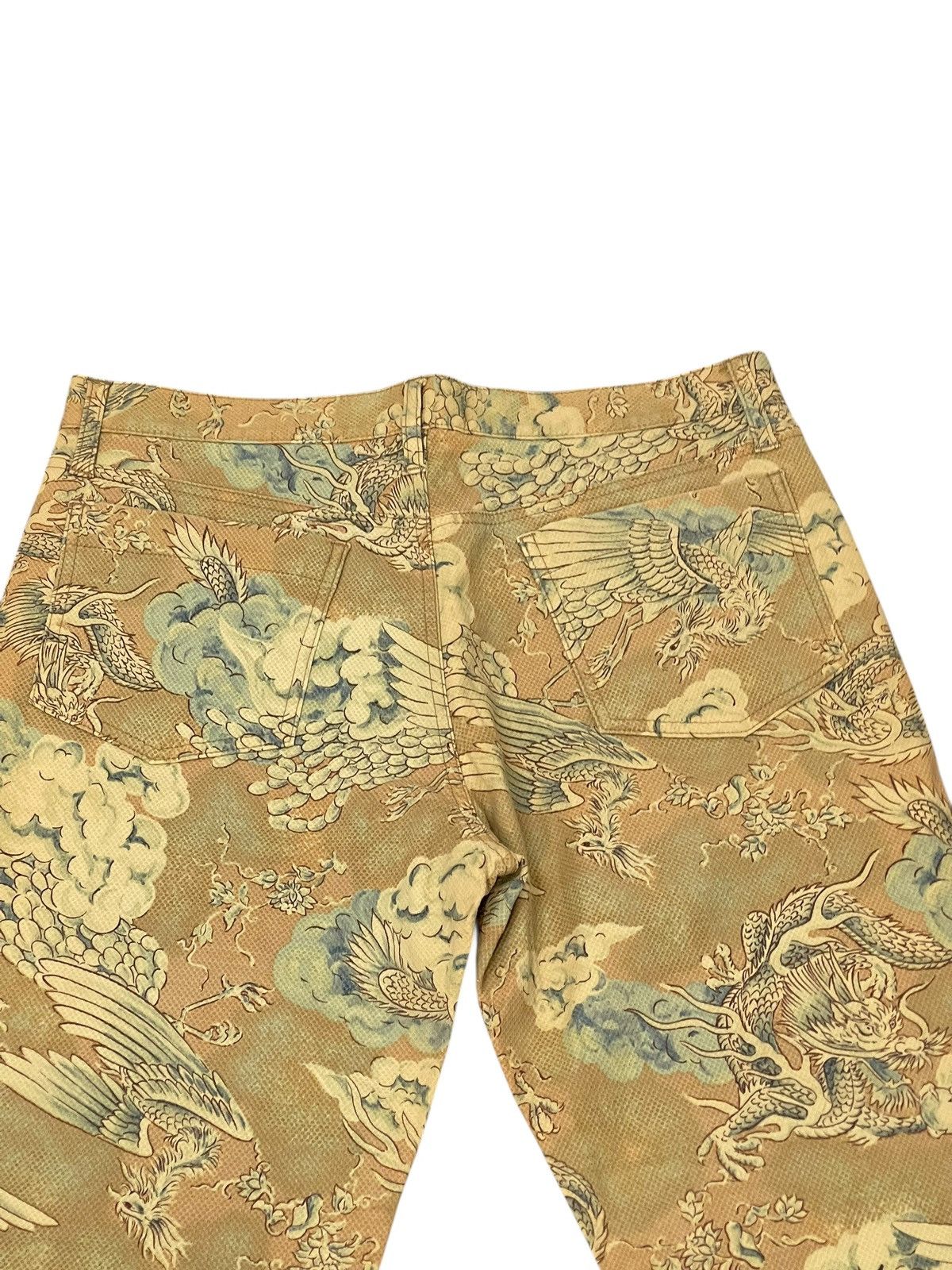 Japanese Brand Flare Jeans Men’s Batsu Fullprinted Dragons Boot Cut 4🟦0 Size US 32 / EU 48 - 18 Thumbnail