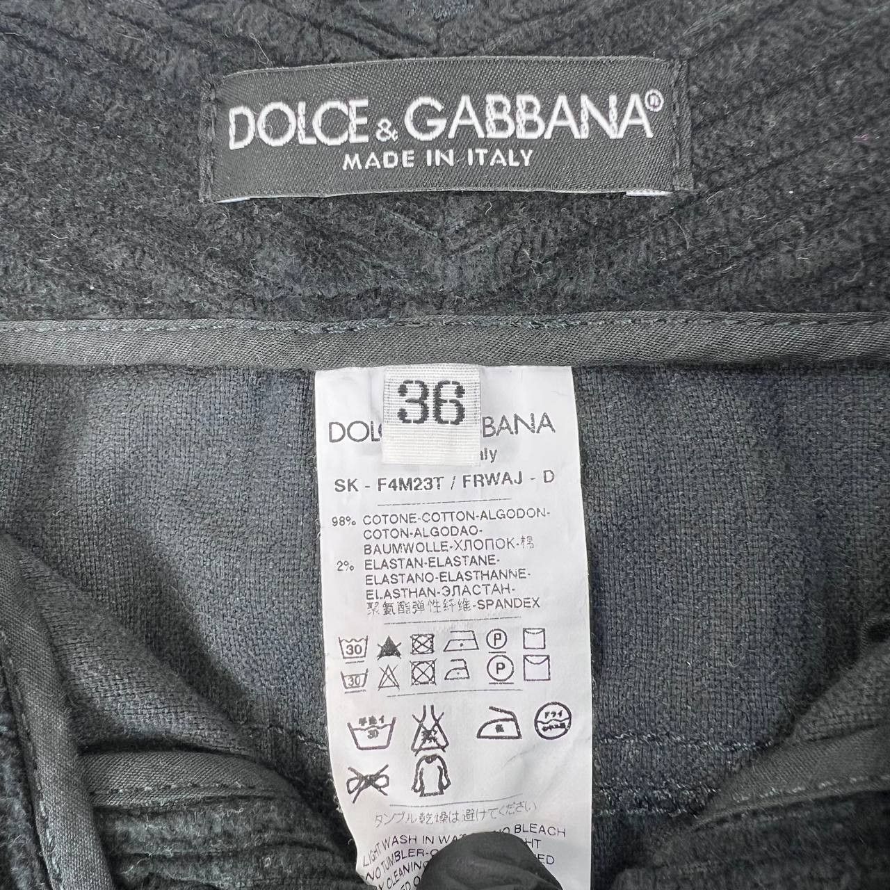 Dolce & Gabbana Dolce & Gabbana Corduroy Mini Skirt Womens Size S (36) Size S / US 4 / IT 40 - 3 Thumbnail