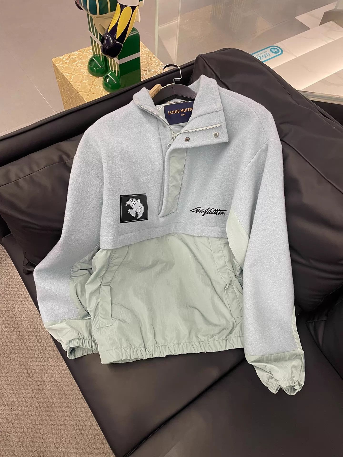 Louis Vuitton lv fleece pull-over jacket 50 Size US M / EU 48-50 / 2 - 1 Thumbnail