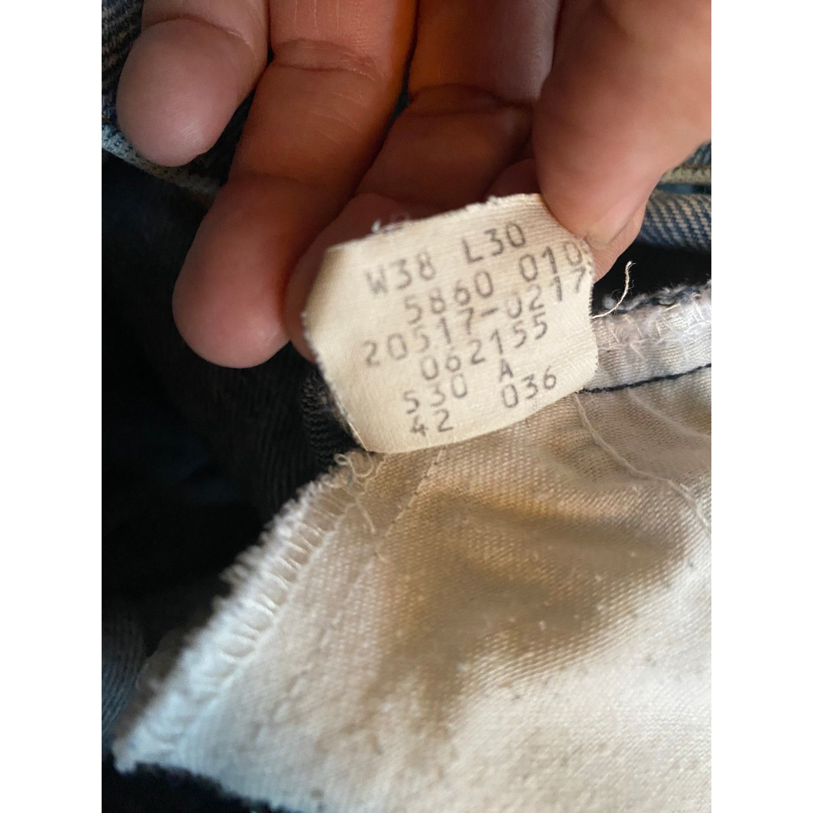 Levi's × Vintage Vintage orange tab Levi’s 530 A 38(36) x 29 straight leg Size US 36 / EU 52 - 5 Thumbnail