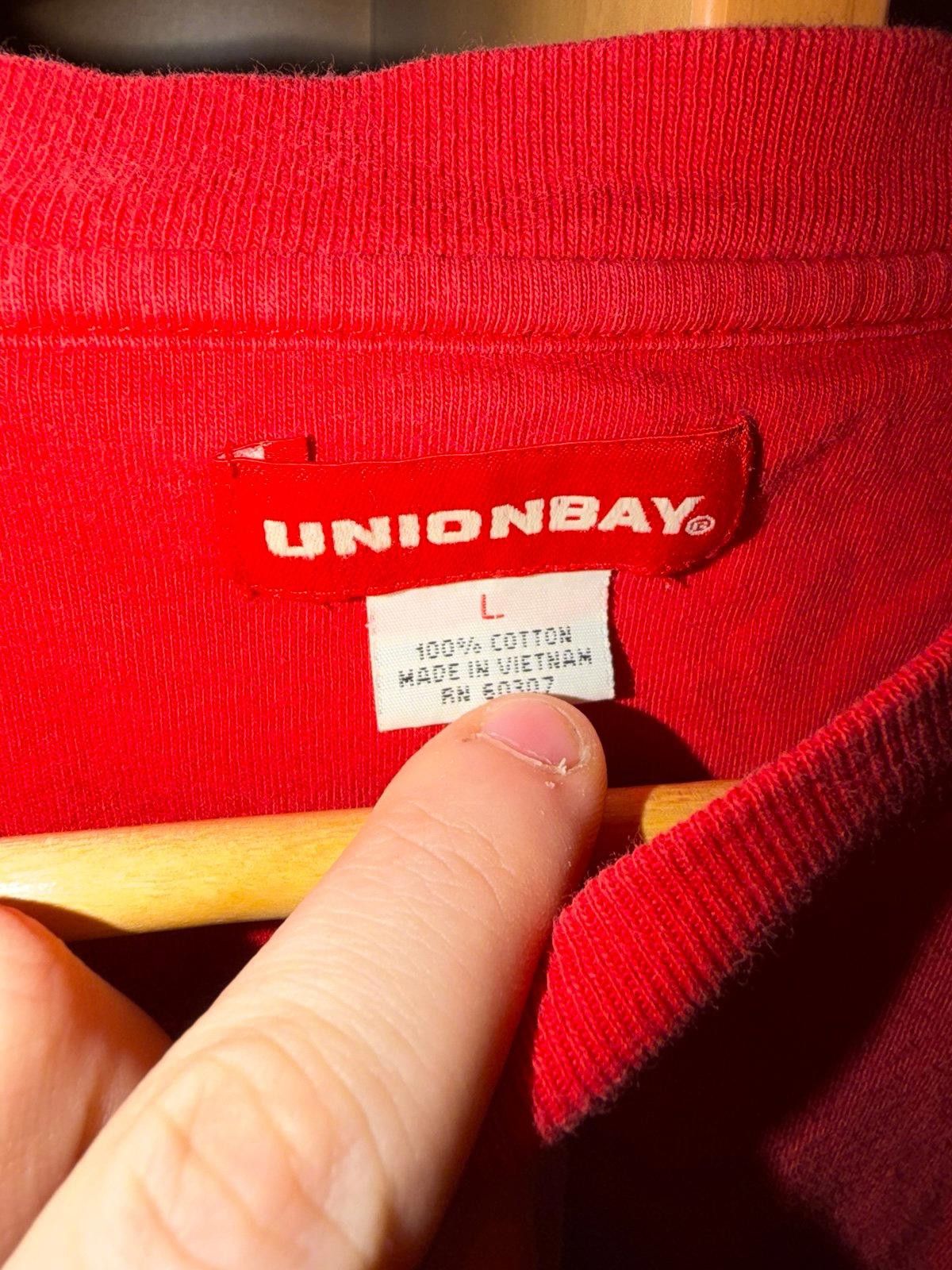 UNIONBAY UNIONBAY Helicopter Stitch T-Shirt Mens LG Y2K Rare 90s Size US L / EU 52-54 / 3 - 3 Thumbnail