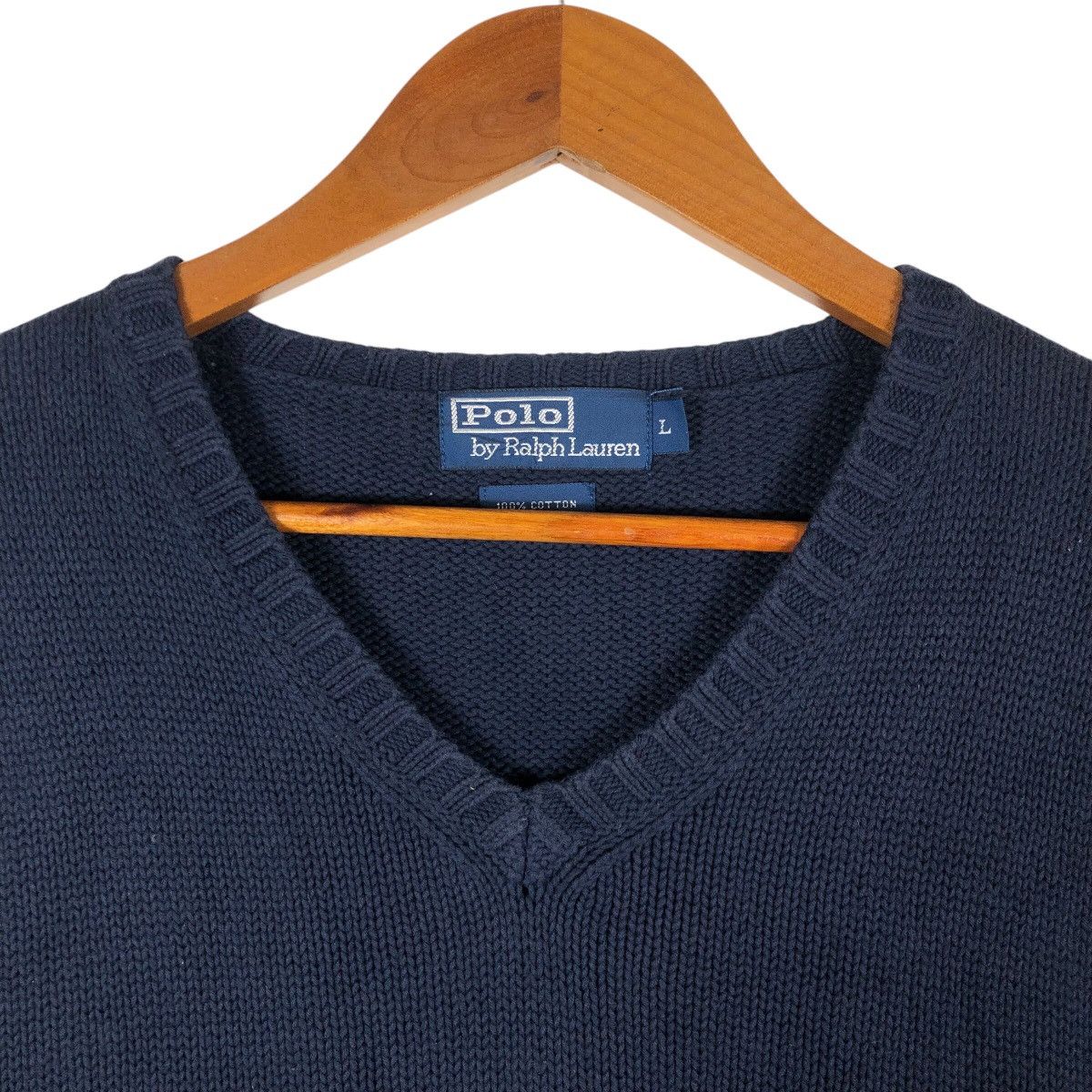Polo Ralph Lauren POLO RALPH LAUREN Sleeveless Knit Sweater Size US L / EU 52-54 / 3 - 3 Thumbnail