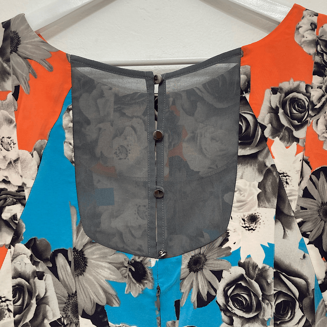 Other Yoana Baraschi Anthropologie Floral Designer Dress Size S / US 4 / IT 40 - 8 Thumbnail