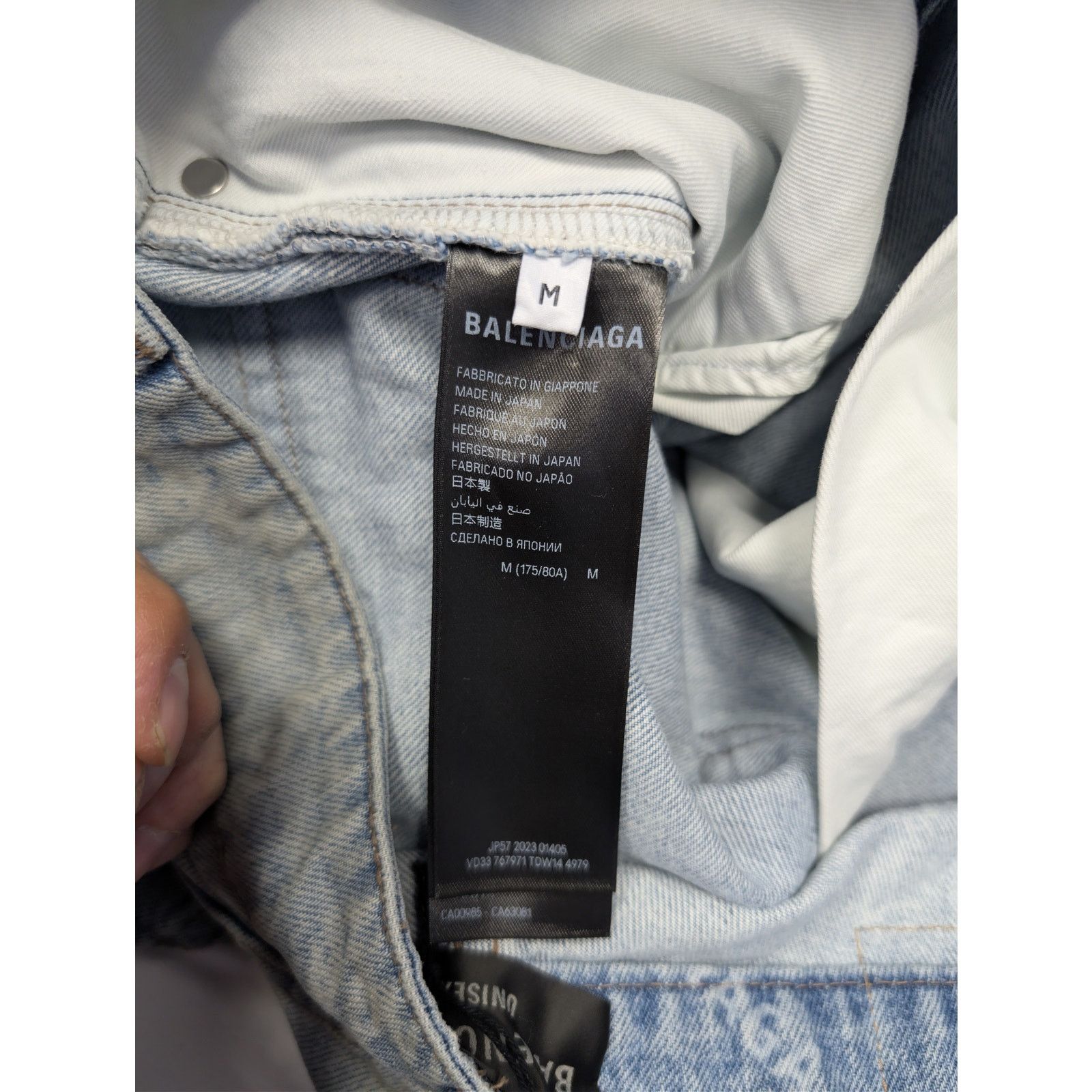 Balenciaga o1rshd1 Cargo Pants in Blue Size US 32 / EU 48 - 18 Thumbnail