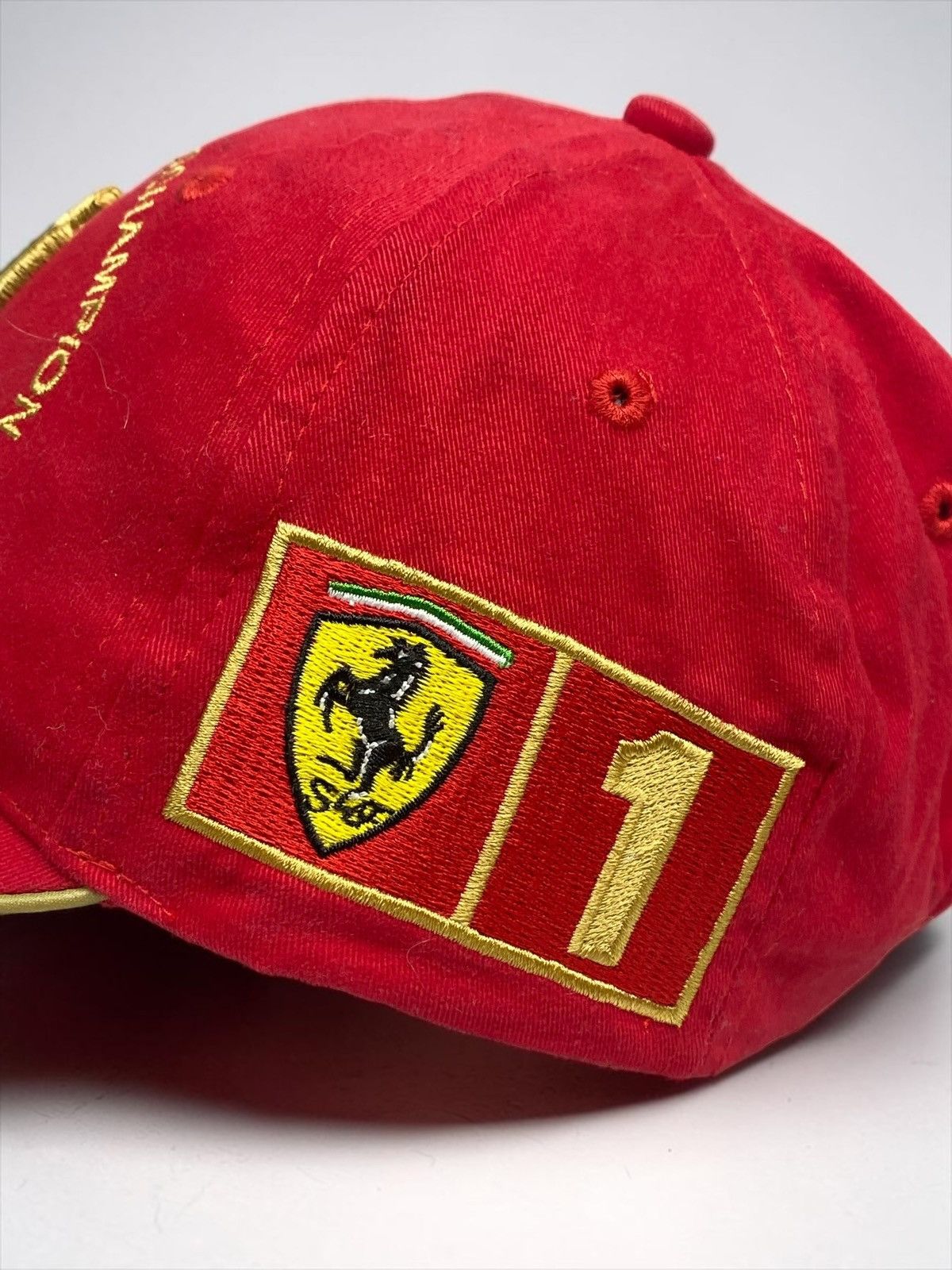 Formula 1 Michael Schumacher World Champion 2002 Ferrari Cap Formula 1 Size ONE SIZE - 7 Thumbnail
