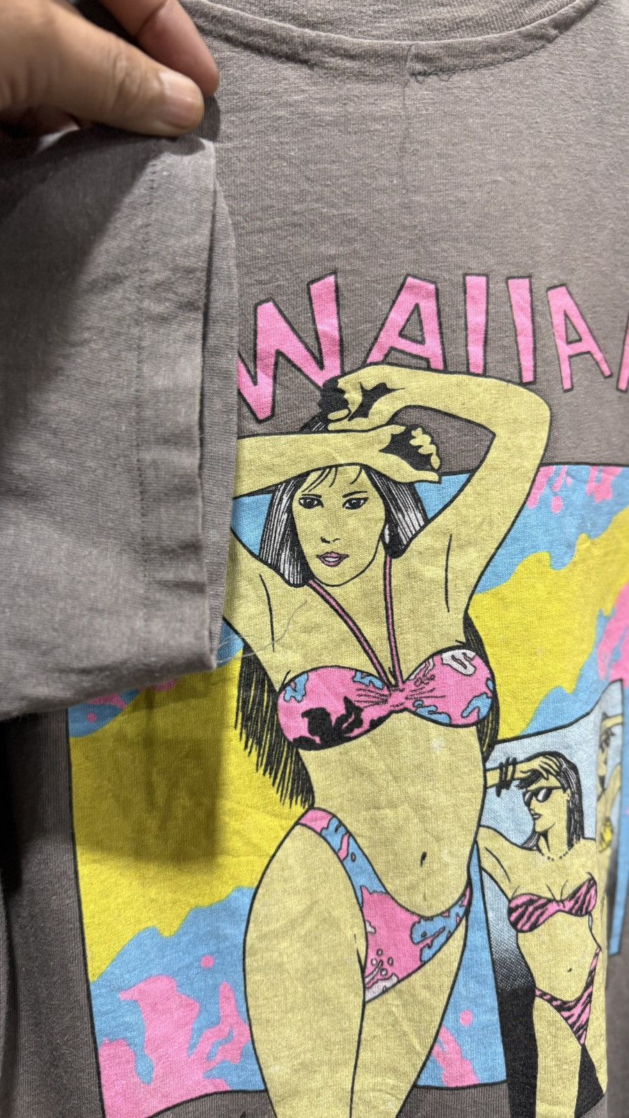 Vintage Vintage 90s Hawaiian Heat Freestyle Nekad Girl Bikini Faded Size US M / EU 48-50 / 2 - 6 Thumbnail