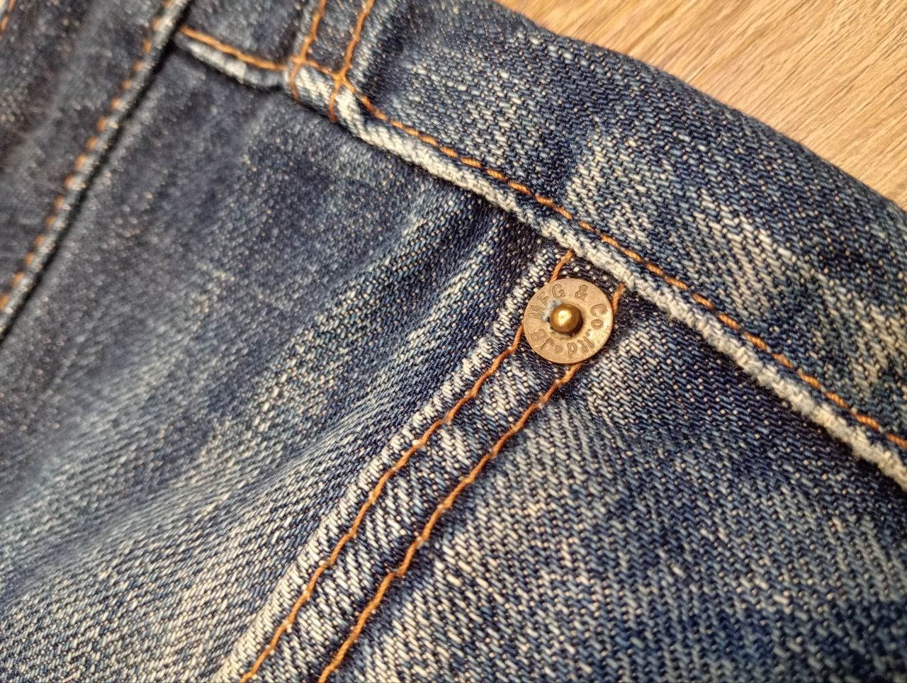 Japan Blue JAPAN BLUE DENIM BLUE SELVEDGE DISTRESSED PANTS Size US 34 / EU 50 - 7 Thumbnail