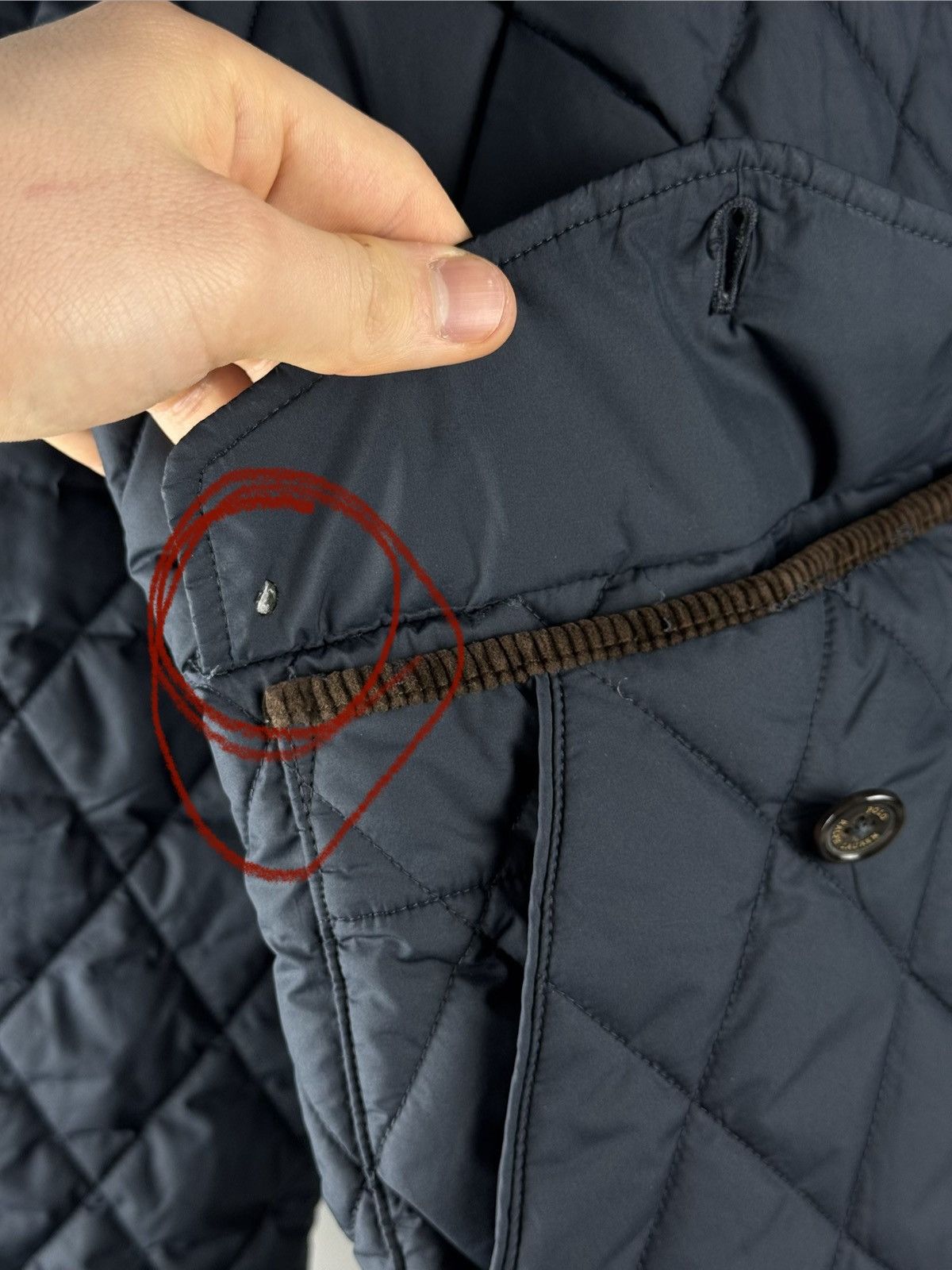 Polo Ralph Lauren Polo Ralph Lauren The Beaton Black Diamond Quilted Corduroy Size US XL / EU 56 / 4 - 17 Thumbnail