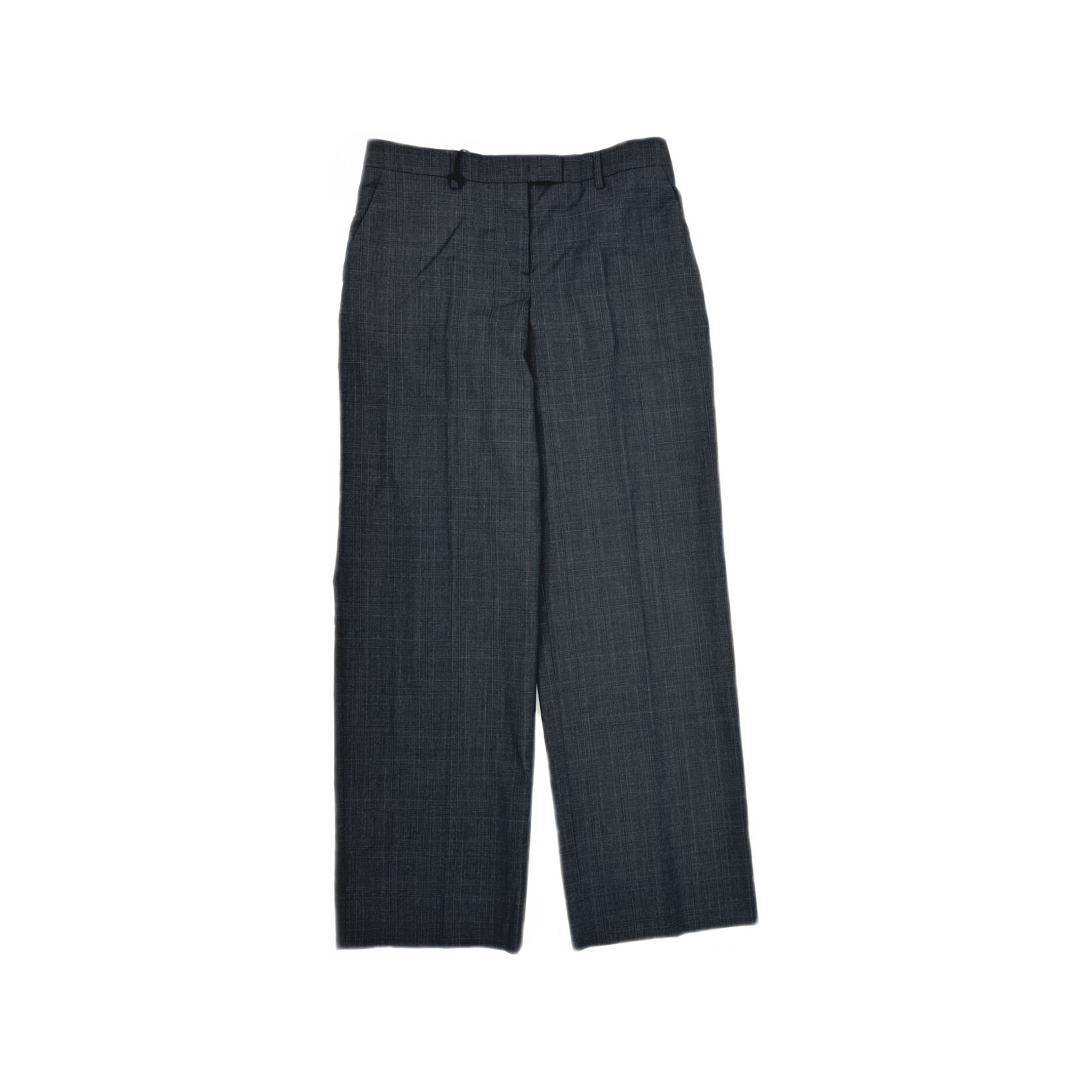 Miu Miu Miu Miu Check Wool Pants Size 42 Size 28" / US 6 / IT 42 - 1 Thumbnail