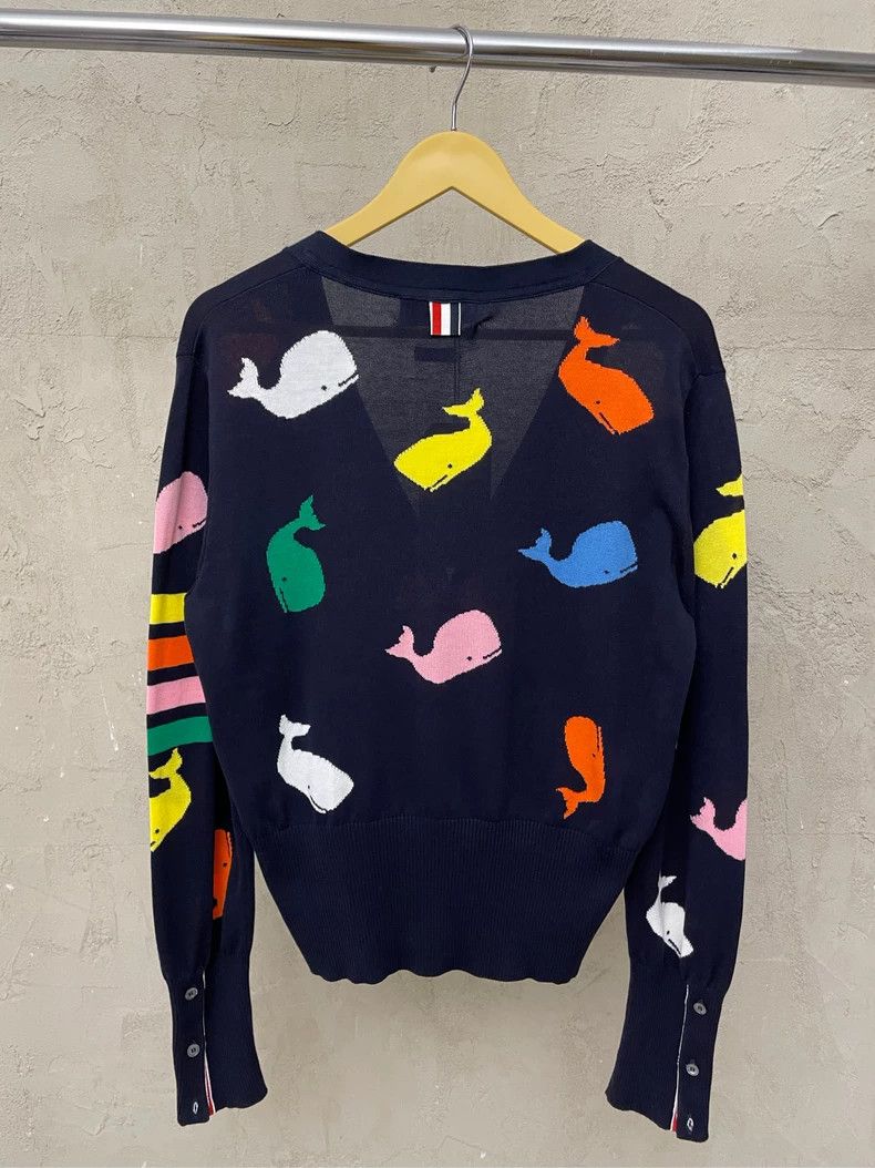 Thom Browne Thom browne Size 1 Dark blue show full-print colorful whal Size S / US 4 / IT 40 - 2 Thumbnail