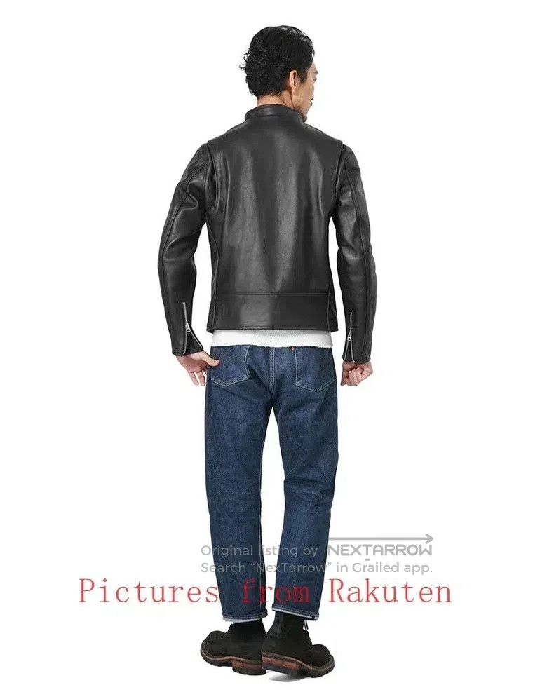 Schott Schott Retro stand-up collar motorcycle leather jacket Size US M / EU 48-50 / 2 - 6 Thumbnail
