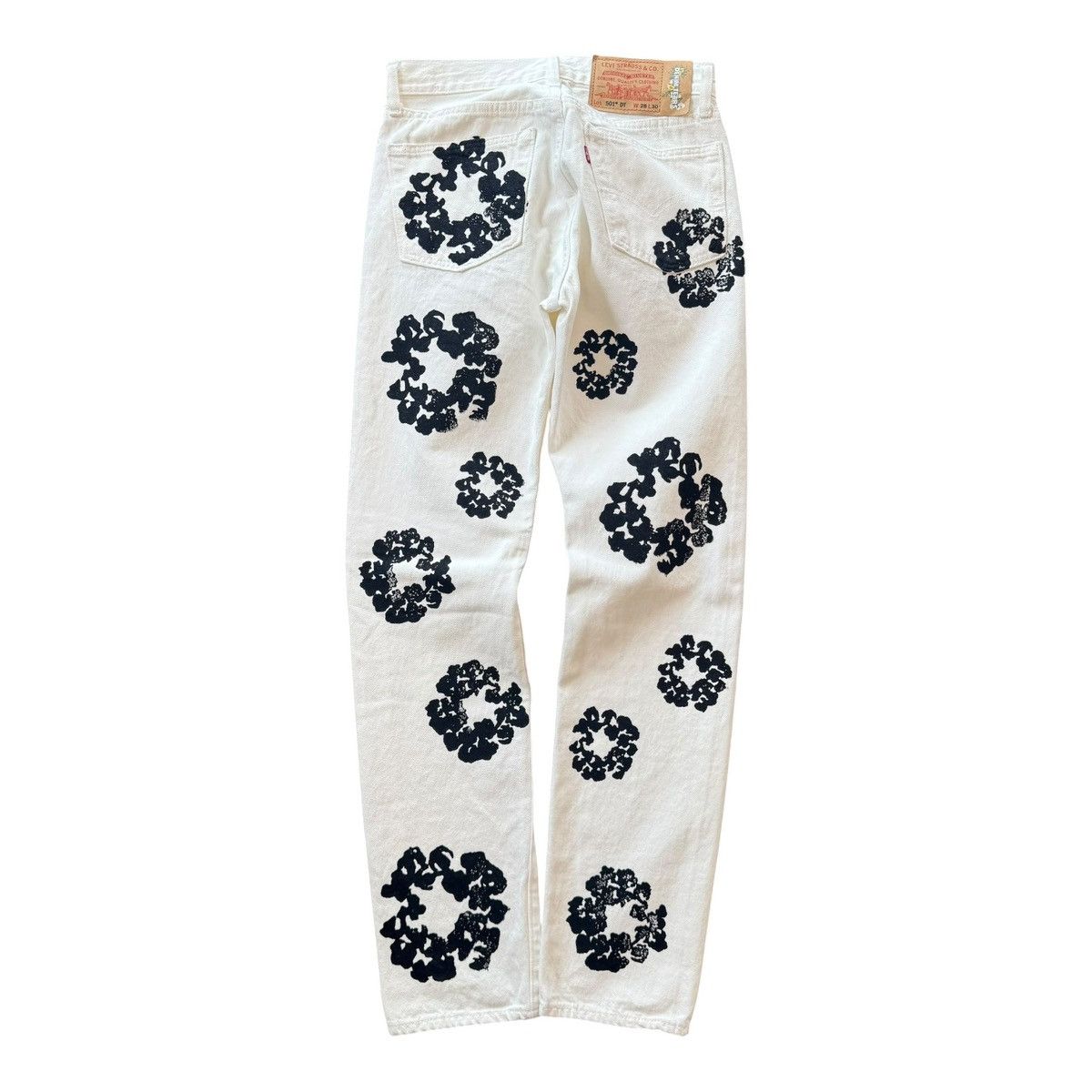 DENIM TEARS Denim Tears x Levi’s Cotton Wreath Jean White Size US 28 / EU 44 - 3 Thumbnail
