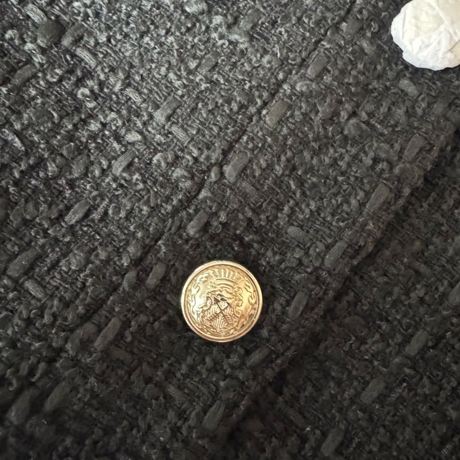 Rachel Zoe 🎉LAST‎ PIECE🎉 RACHEL ZOE Solid Boucle Crop Jacket Size L / US 10 / IT 46 - 8 Thumbnail