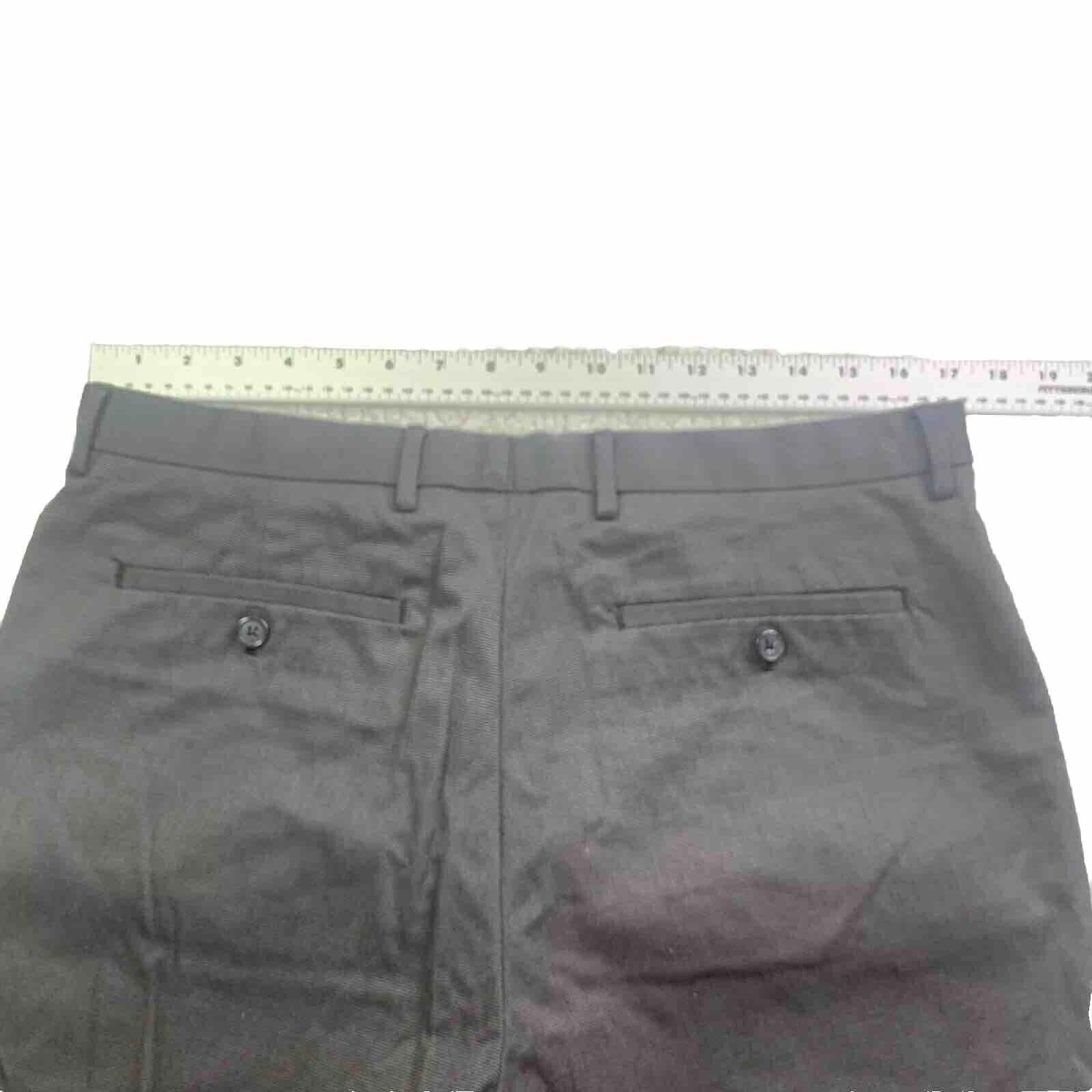 Banana Republic Banana Republic Pant Cotton Gray Charcoal Sz 34/30 Non-Iron Size US 34 / EU 50 - 8 Thumbnail