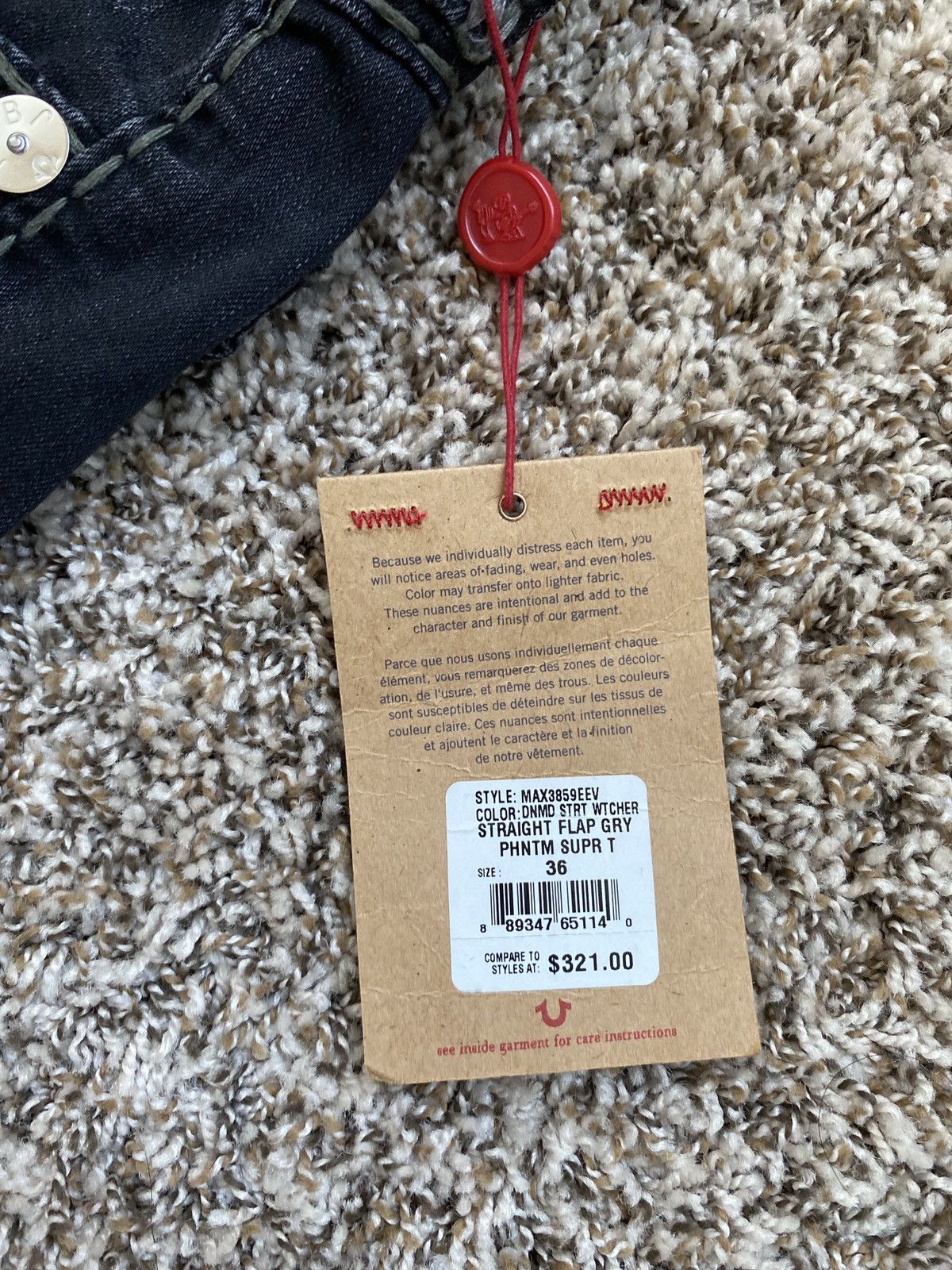 True Religion Super t true religion jeans Size US 36 / EU 52 - 4 Thumbnail