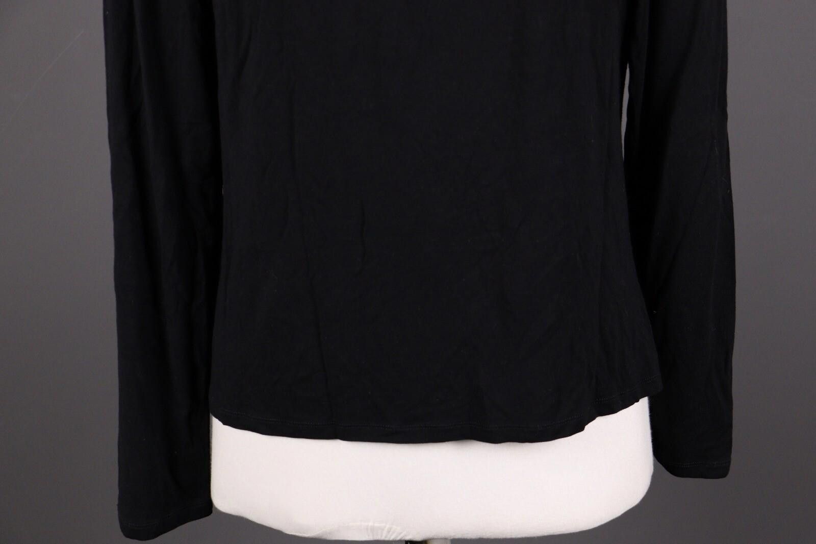 Designer Weekend Max Mra Black Long Sleeve Top Shirt Size M Size M / US 6-8 / IT 42-44 - 7 Thumbnail