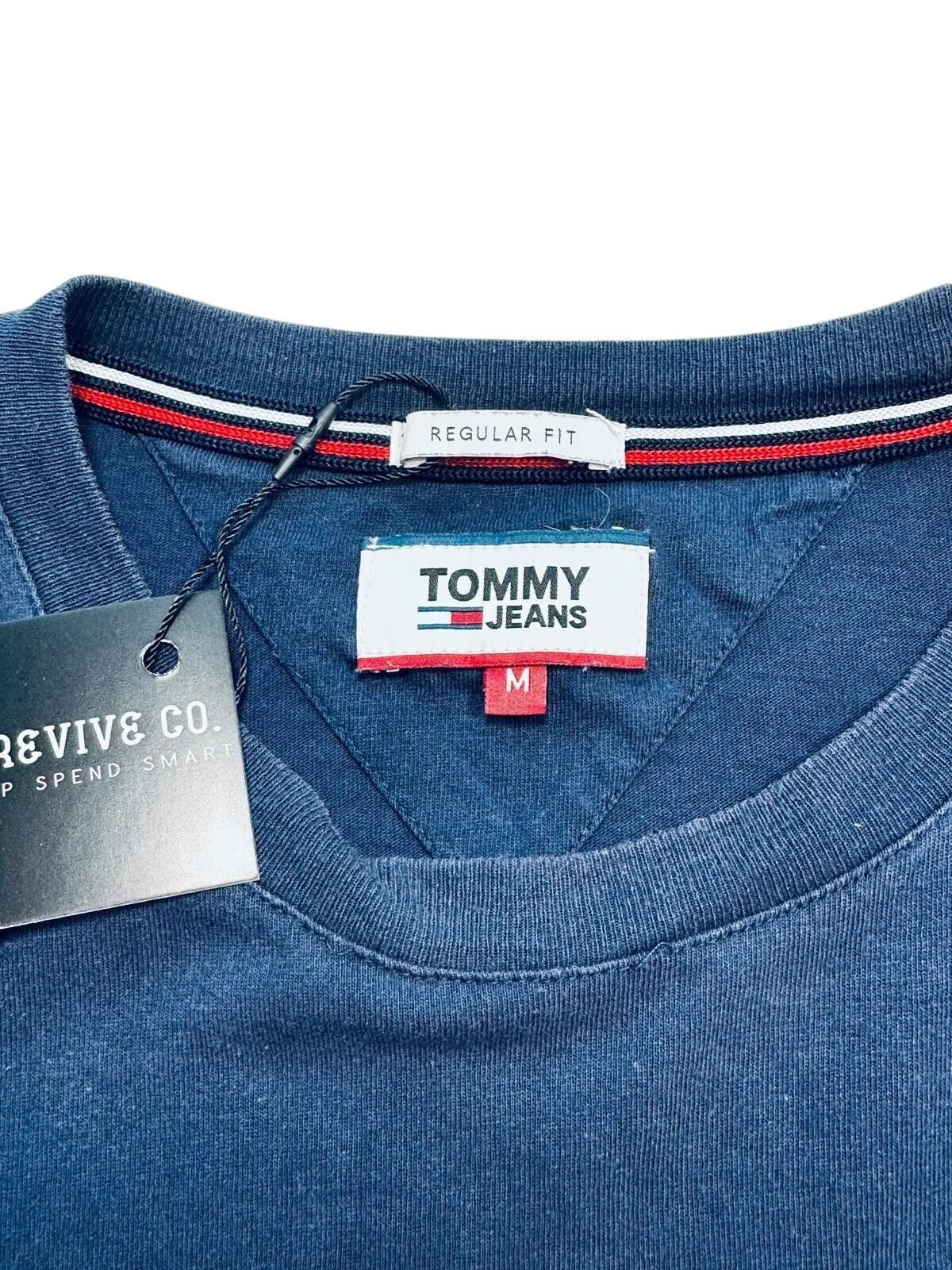 Tommy Hilfiger Tommy Jeans T-Shirt Men's UK Size M Blue Graphic Print Size US M / EU 48-50 / 2 - 9 Thumbnail