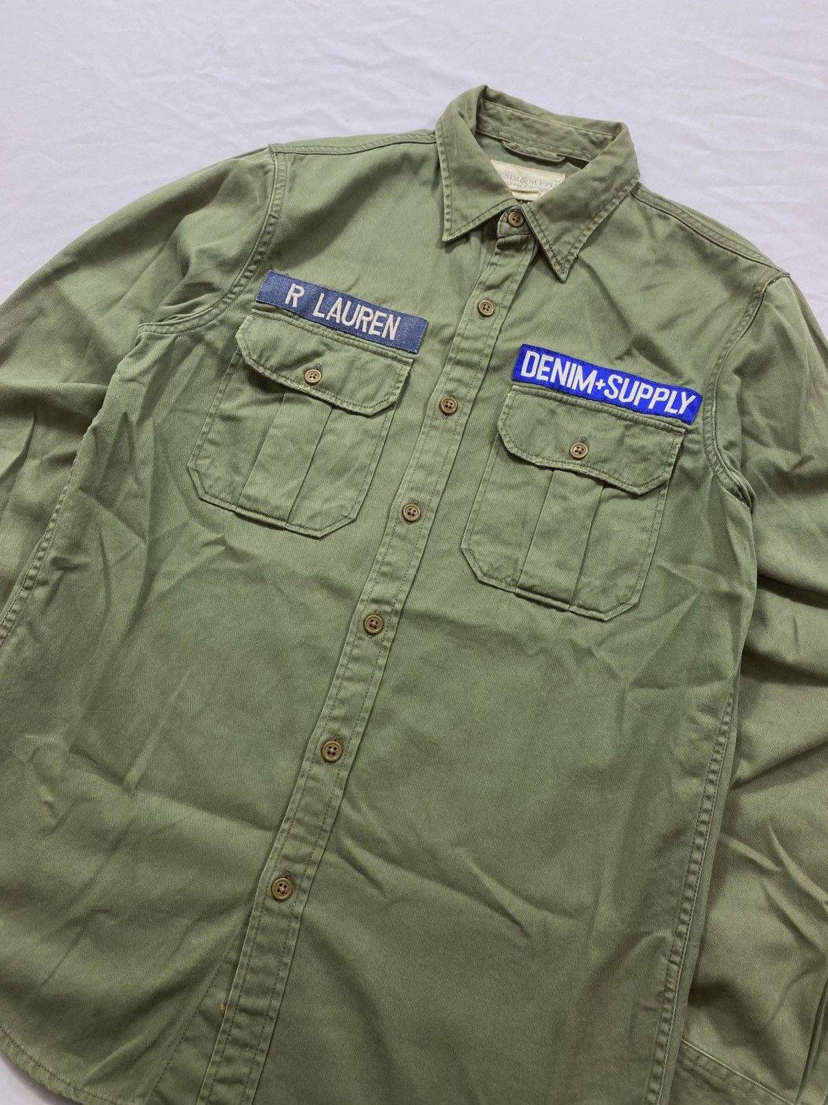 Polo Ralph Lauren 2000's R Lauren Denim+Supply button Sick Size US M / EU 48-50 / 2 - 2 Thumbnail