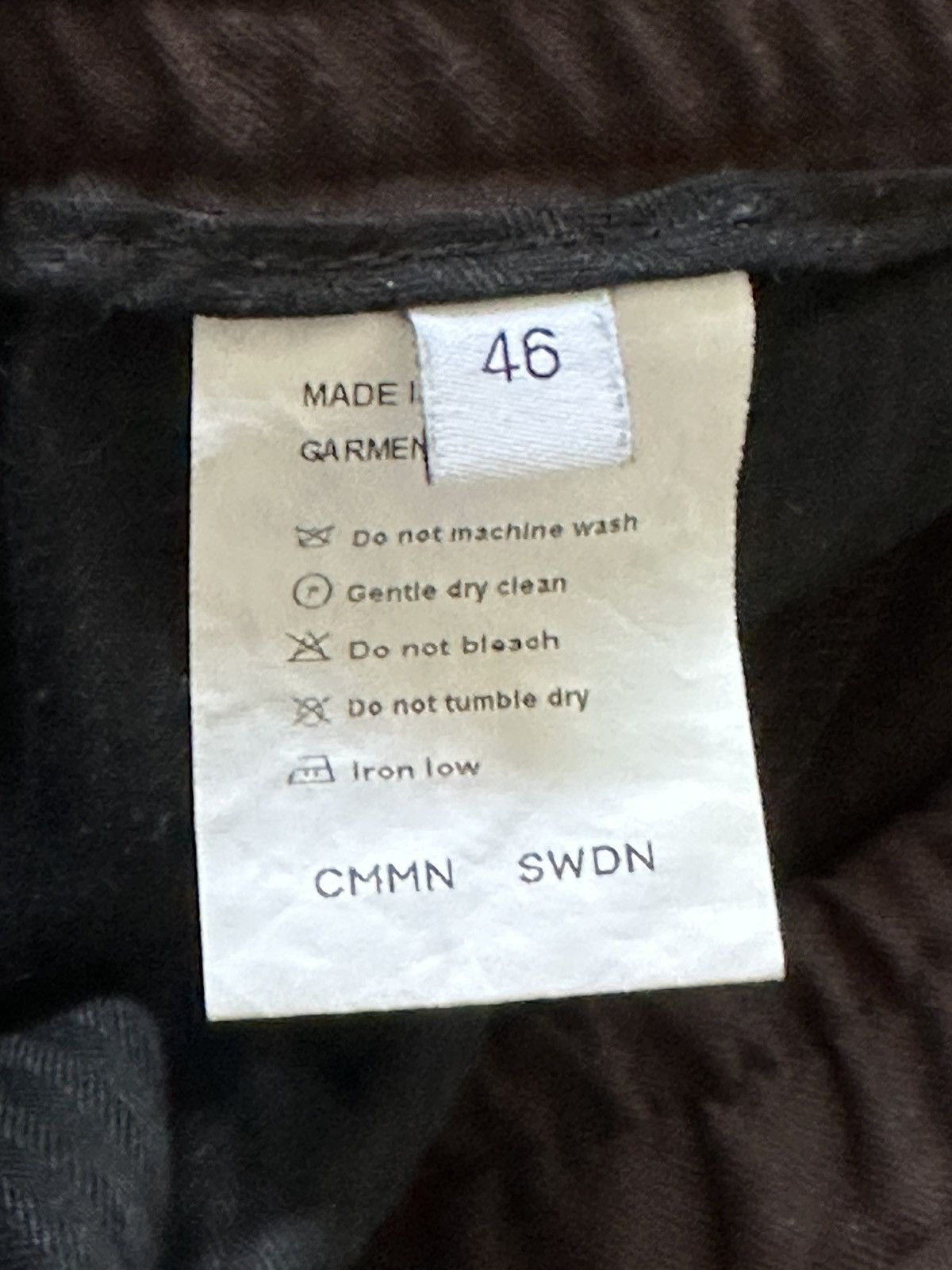 CMMN SWDN SSENSE Exclusive Brown Wool Jez Pleated Trousers Size US 30 / EU 46 - 4 Thumbnail