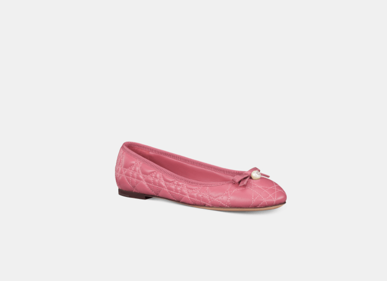 Dior o1w1db10426 KCB877 Ballet Flat in Pink Size US 8 / IT 38 - 2 Thumbnail