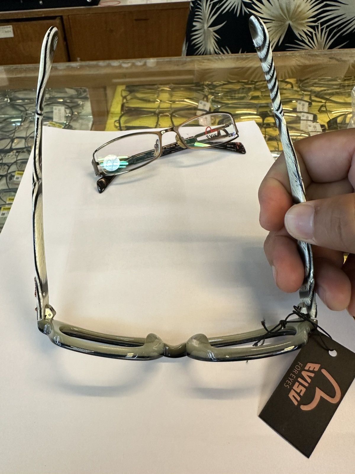 Evisu Y2K Evisu Japan EVH-8226 48🛑20-145 Frames Size ONE SIZE - 9 Thumbnail