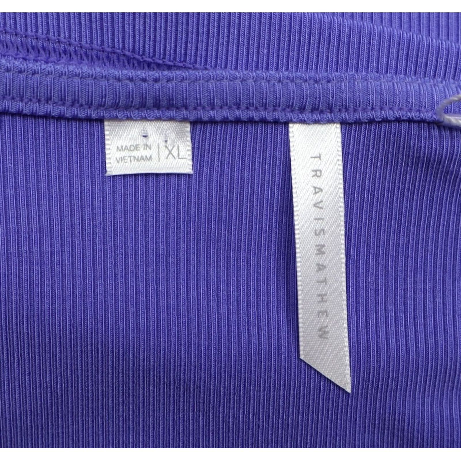 TravisMathew Travis Mathew Women's Solara Cloud Rib Long Sleeve Top Baha Blue XL NEW Size XL / US 12-14 / IT 48-50 - 6 Thumbnail