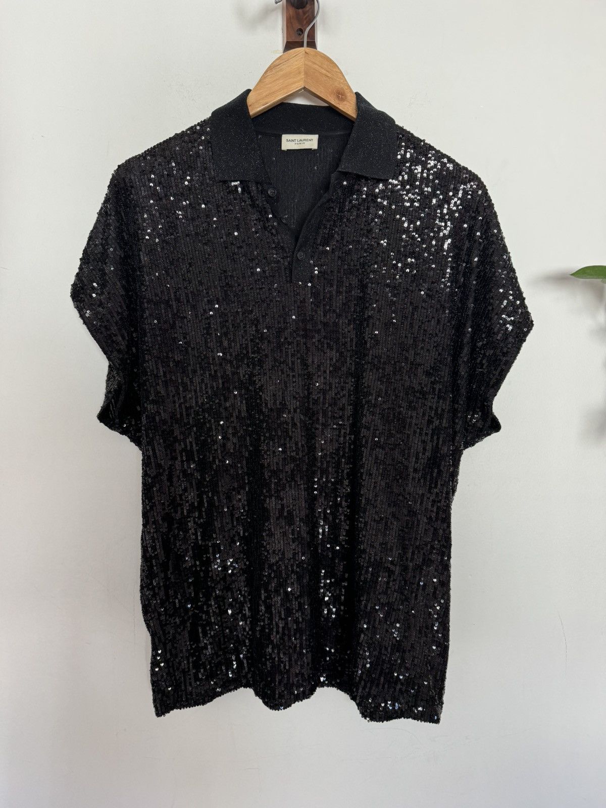 Saint Laurent Paris Sequins Polo Size US XS / EU 42 / 0 - 1 Thumbnail