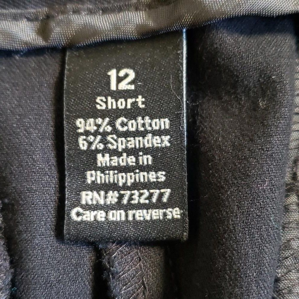 Designer CT718a Apt. 9 Ladies Black Boor Cut Pant 12 Size 34" / US 12 / IT 48 - 7 Thumbnail