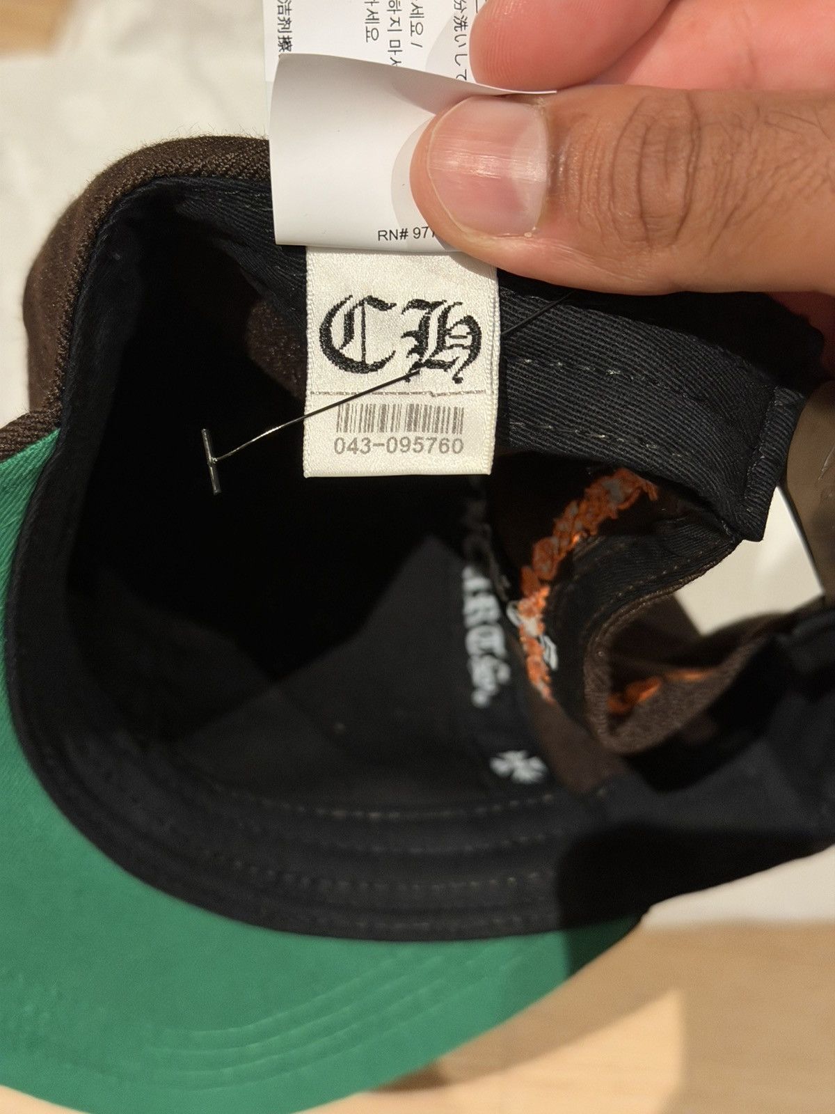 Chrome Hearts Chrome Hearts Brown Orange CH Baseball Cap Embroidered Logo Size ONE SIZE - 5 Thumbnail
