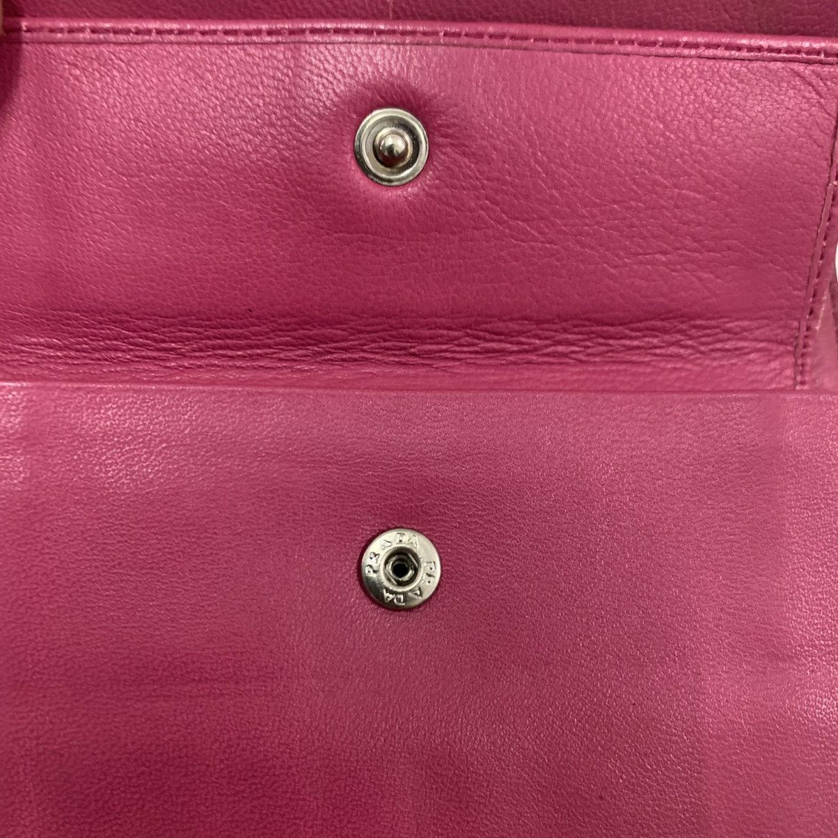 Prada Prada Leather Pink Wallet Size ONE SIZE - 11 Thumbnail