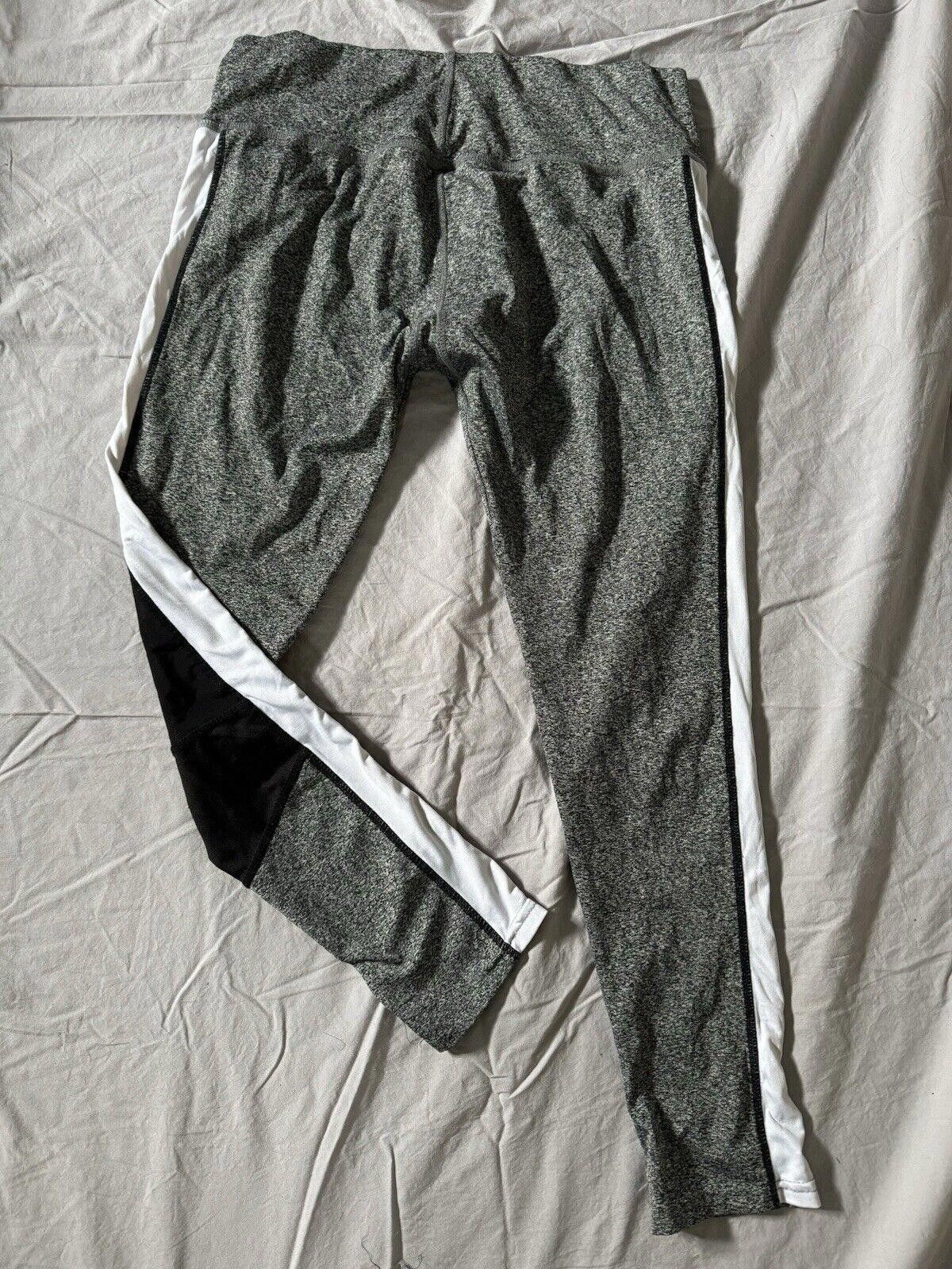Designer Thrill Performance Leggings Black Gray White Size Large Size 36" / US 14 / IT 50 - 2 Thumbnail