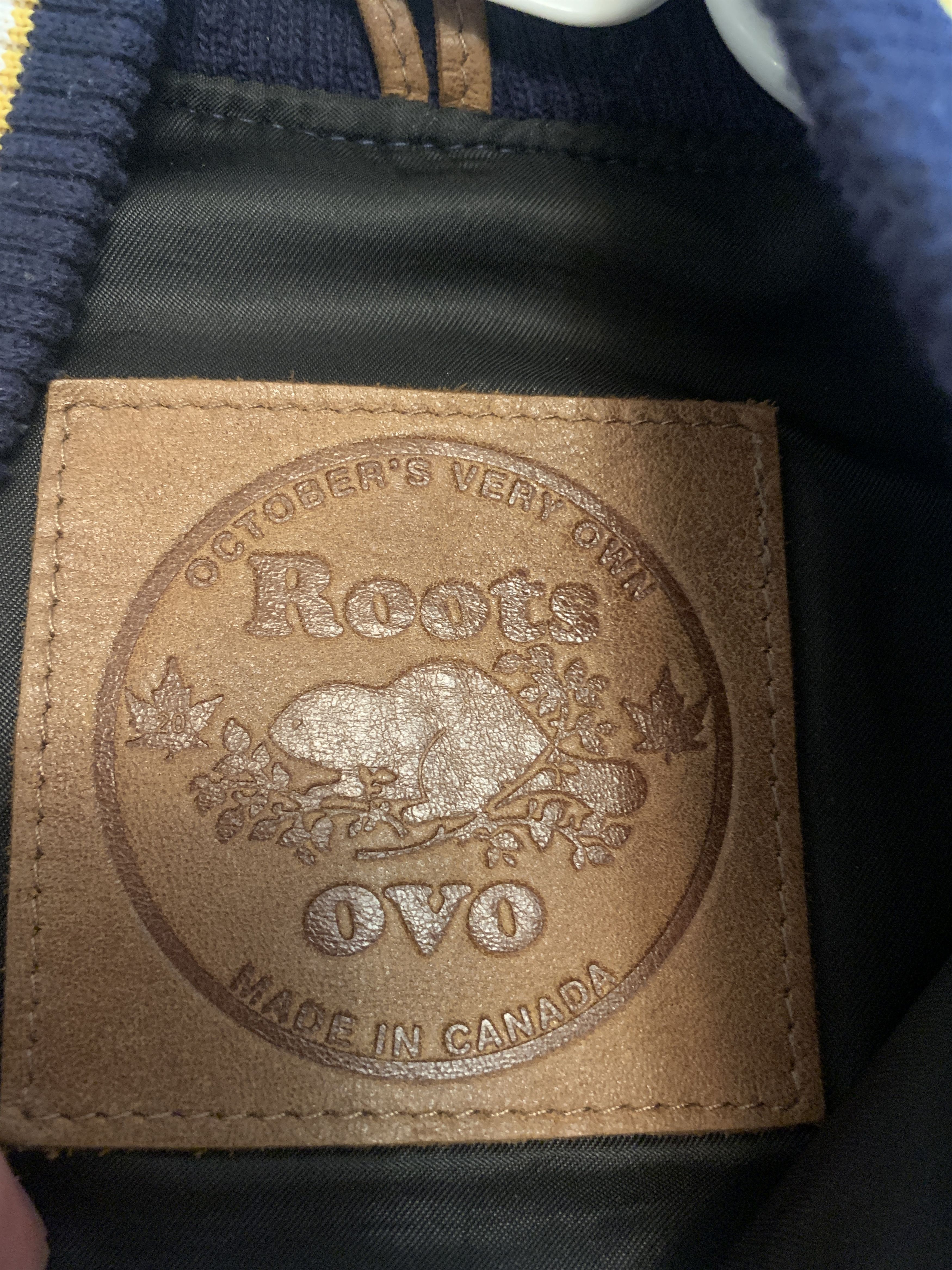 Drake OVO x Roots 2015 Navy Brown Varsity Jacket 1/75🦉🇨🇦🇺🇸 Size US S / EU 44-46 / 1 - 10 Thumbnail