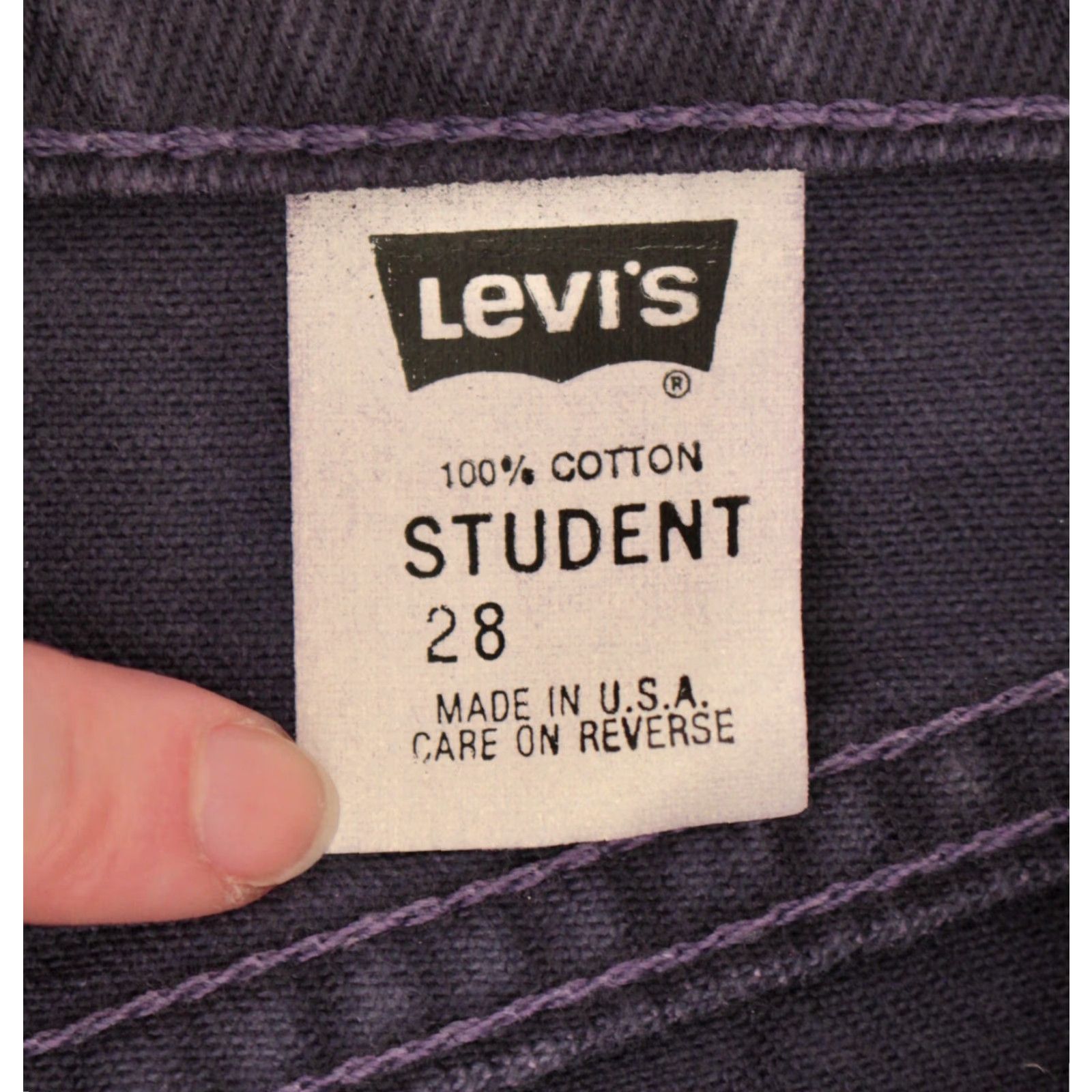 Levi's VINTAGE Levi's Jeans Shorts Men’s 1990s Purple 560 Denim Cotton 30 Inseam 12 Regular size Jorts 90s ? Size US 30 / EU 46 - 3 Thumbnail