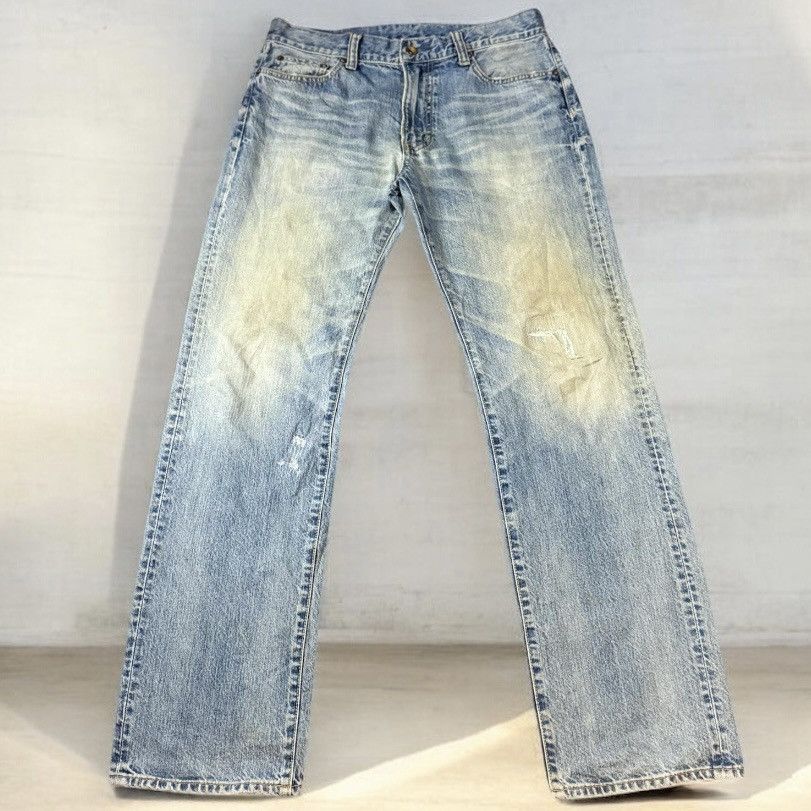 Undercover × Uniqlo 🔥🇯🇵 Vintage Japanese Uniqlo S002 UJ Distressed Denim Size US 34 / EU 50 - 1 Thumbnail