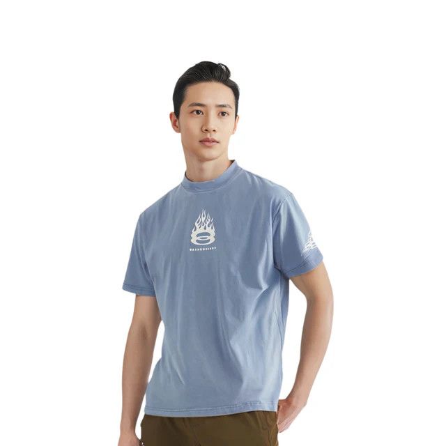 Balenciaga o1mt1gz0226 Burning Unity T-Shirt Oversized In Blue Size US XL / EU 56 / 4 - 4 Thumbnail