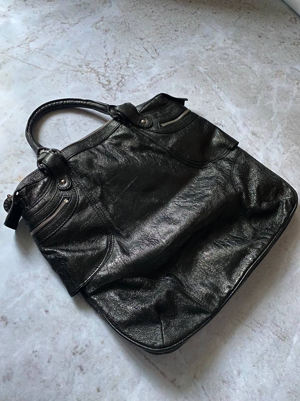 Designer × Stella McCartney Vintage Stella McCartney Luxury Leather Hand Bag Rare Size ONE SIZE - 2 Thumbnail