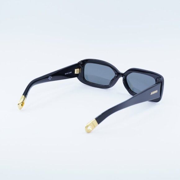 Jacquemus Jacquemus ROND CARRE JAC/11 C1 Sunglasses Black Rectangle Size ONE SIZE - 10 Thumbnail