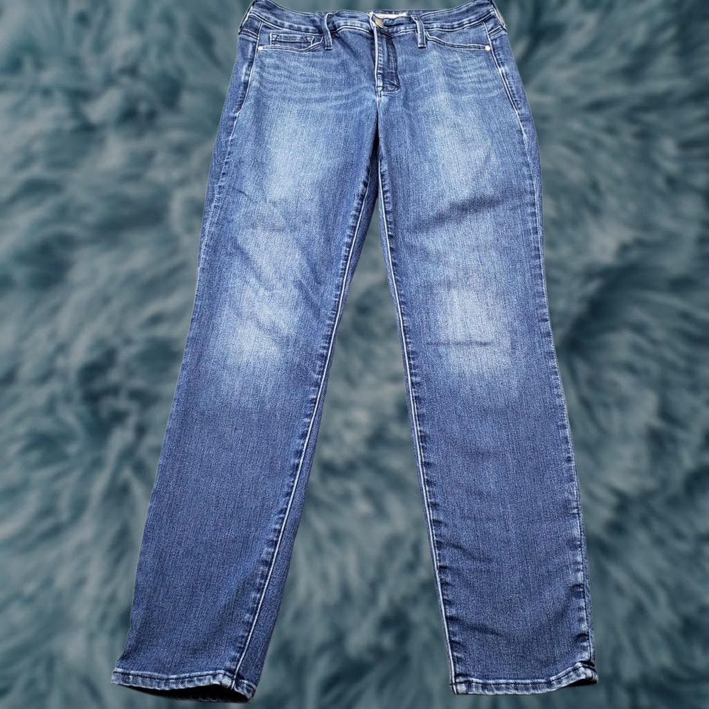 Athleta Athleta Womens 4 Blue Denim Skinny Jeans Stretch 5-Pocket Casual Regular Inseam 29" Size 27" / US 4 / IT 40 - 1 Thumbnail