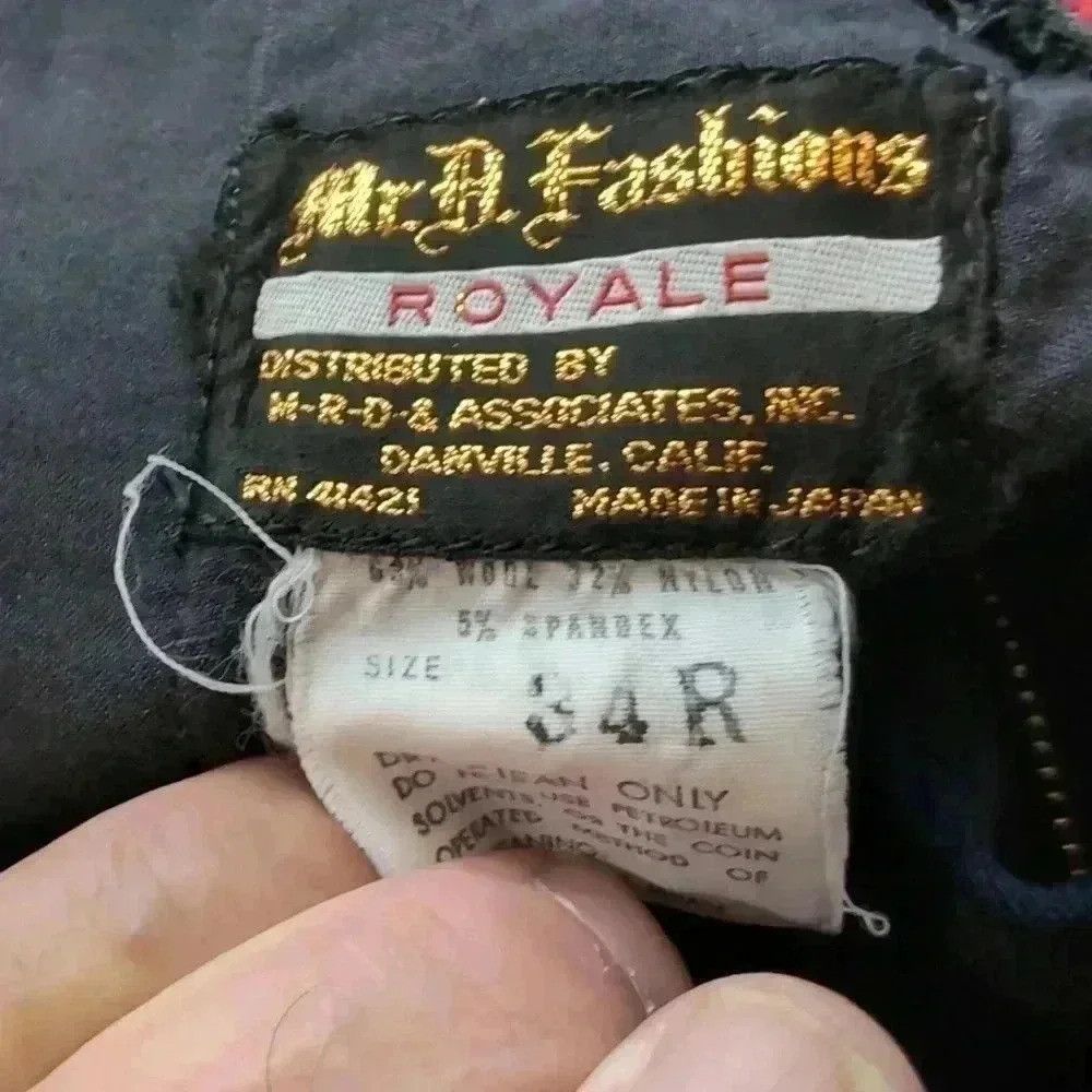 Designer Band Uniform Stirrup Pants Mr D Fashion Royale sz 34 R Wool Size 34" / US 12 / IT 48 - 5 Thumbnail