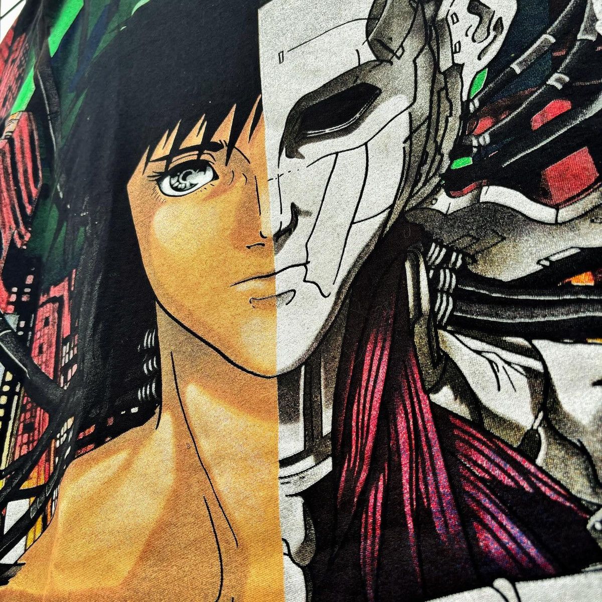 Japanese Brand × Vintage Ghost In the Shell Glitch bootlegtees Size US XXL / EU 58 / 5 - 5 Thumbnail