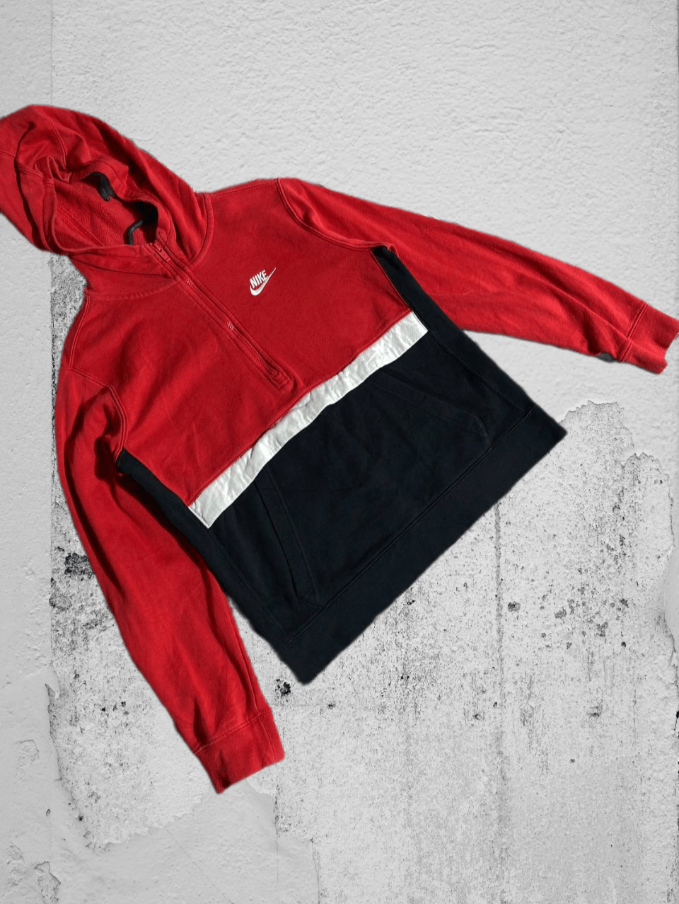 Nike × Vintage Sweatshirt Nike Vintage Big Central Logo 90s Outdoor Style Size US S / EU 44-46 / 1 - 1 Thumbnail