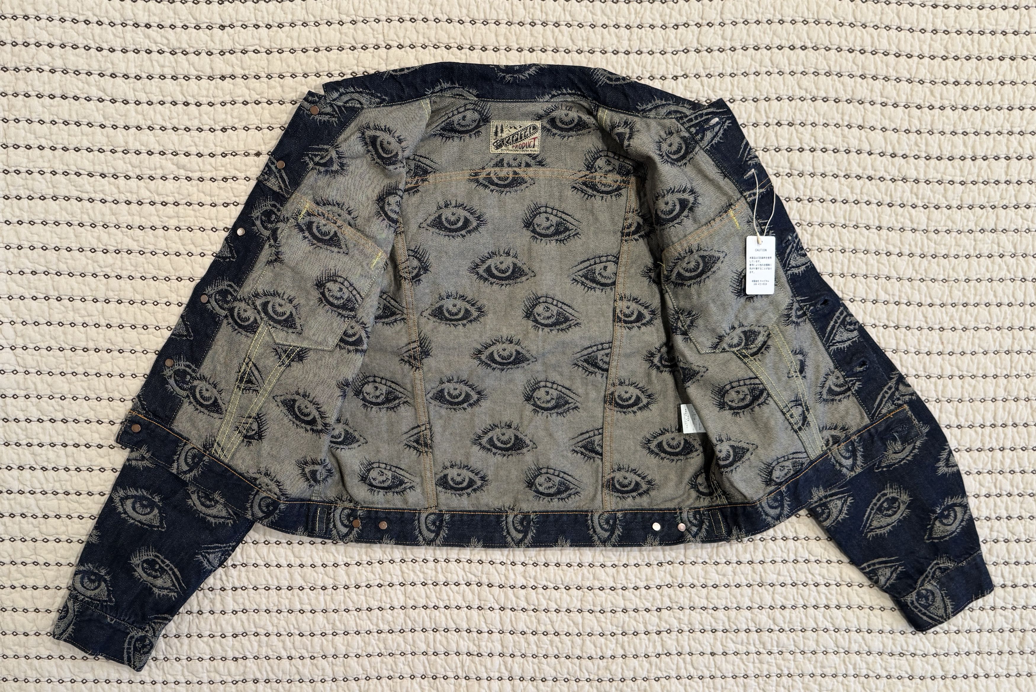 Kapital KAPITAL 12 OZ SPEAKEASY DENIM 3RD JKT (L's) INDIGO SZ 1 Size S / US 4 / IT 40 - 3 Thumbnail
