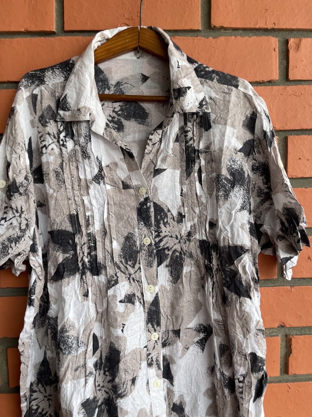 Japanese Brand Vintage All Over Printed Floral Motive Hawaiian Menswear M Size US M / EU 48-50 / 2 - 4 Thumbnail