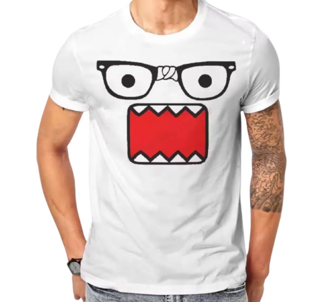 Japanese Brand Streetwear Y2K Vintage Domo Bear Kun Print Hip Hop T-Shirt Size US M / EU 48-50 / 2 - 1 Thumbnail